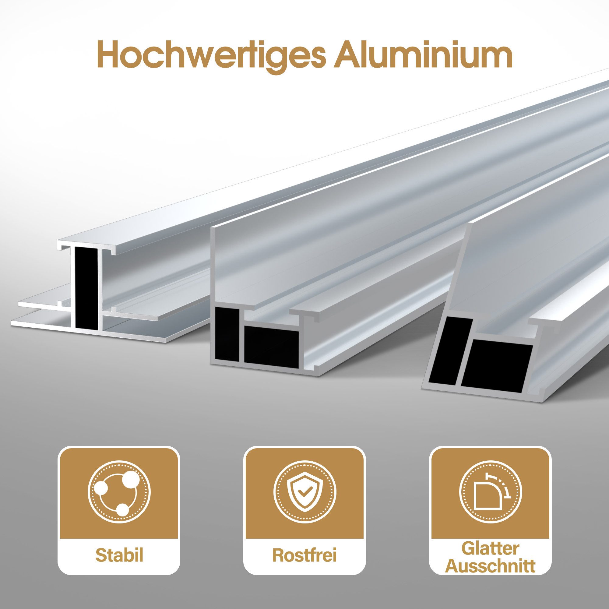 Barberpub LED Panel BarberPub Aluminiumrahmen für Hexagon LED Light LP003/LP004/LP005, ohne Leuchtmittel – Bild 4 von 5