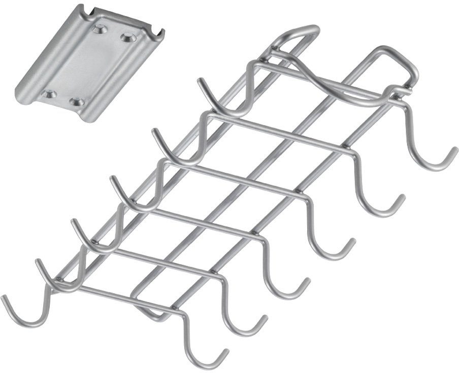 Metaltex Deckenhaken Slide-Hooks, (Set), für Becher, Tassen, Polytherm® Beschichtung, ausziehbar