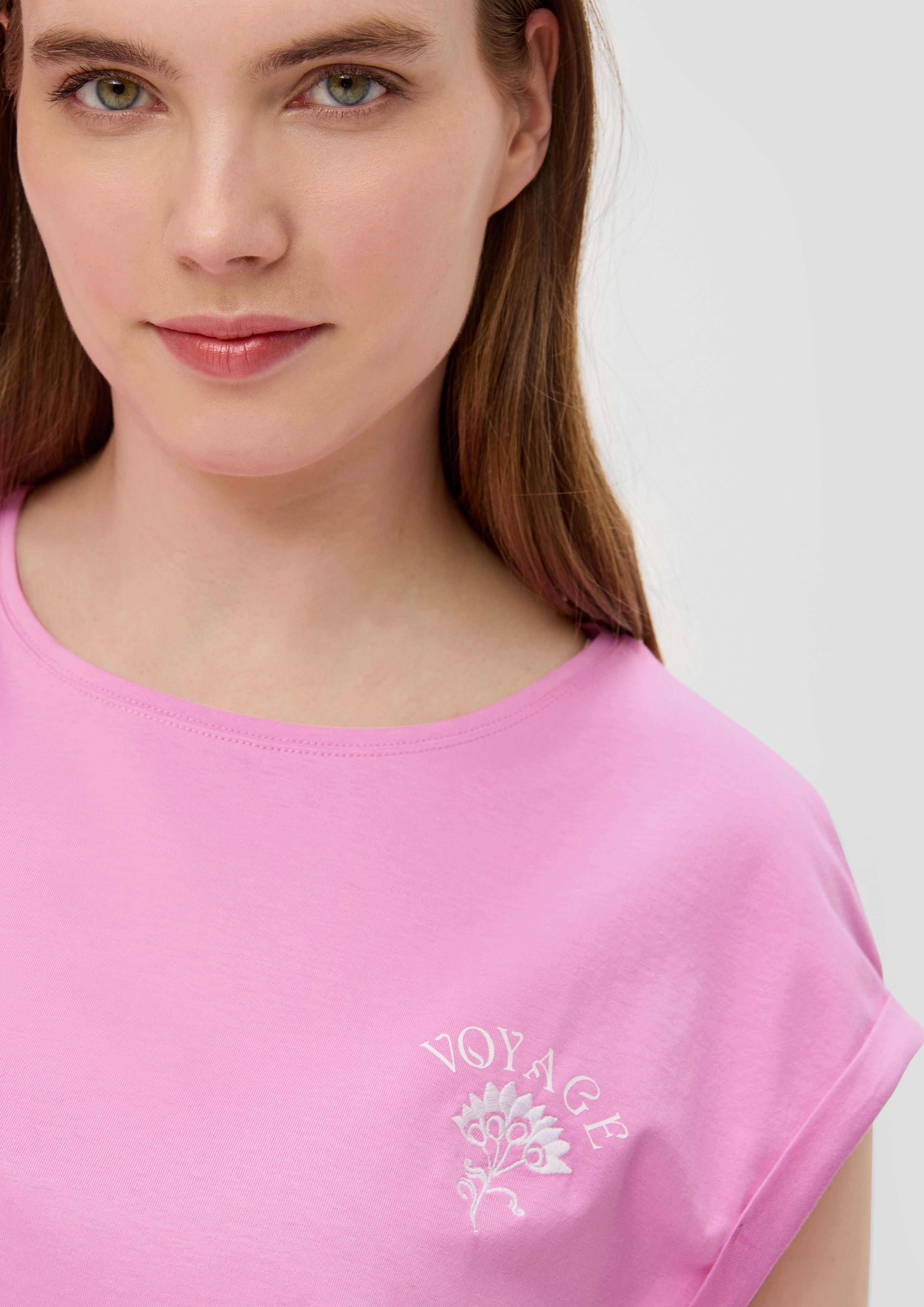s.Oliver Shirttop Relaxed-Fit-Shirt aus Baumwolle mit günstig online kaufen