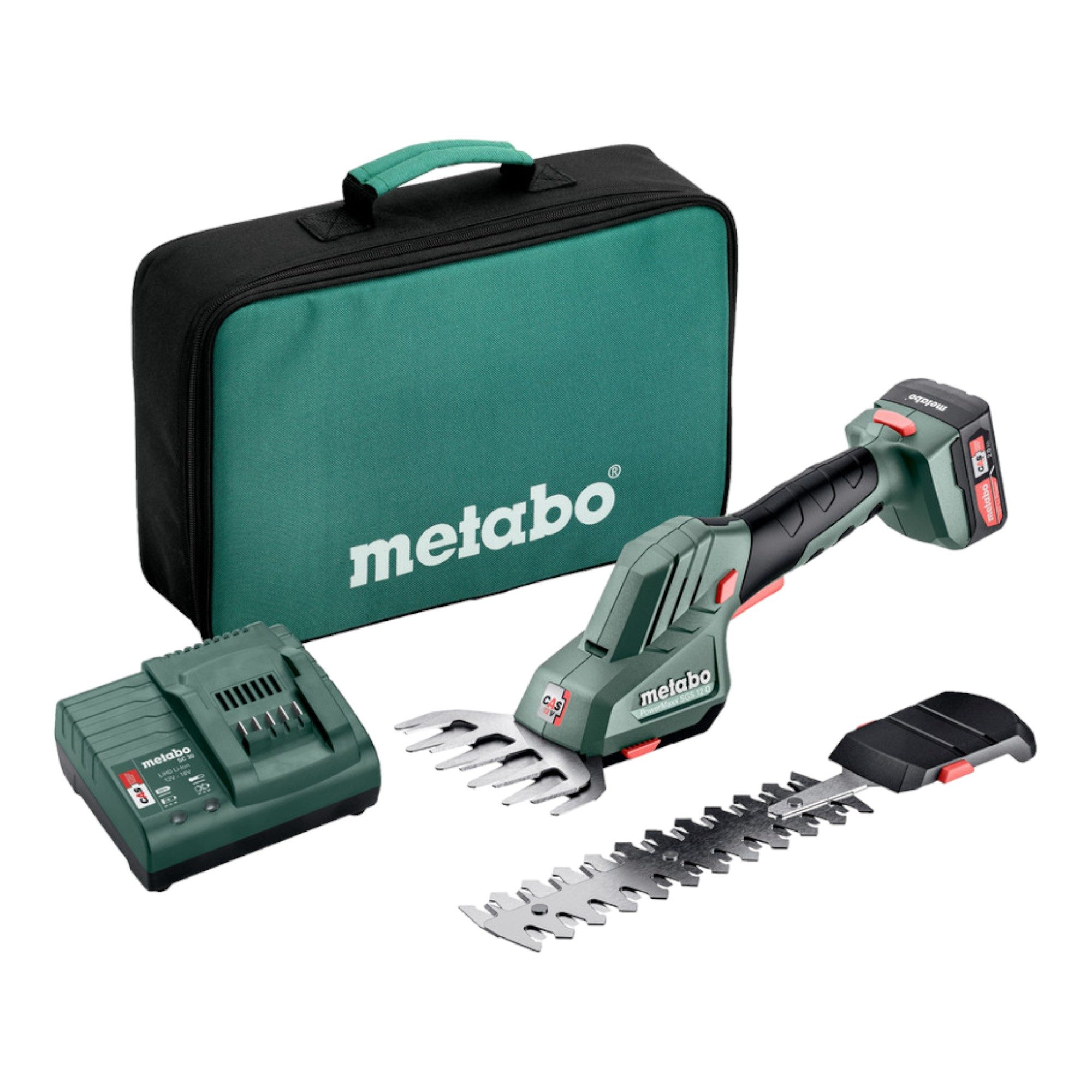 metabo Akku-Grasschere PowerMaxx SGS 12 Q Akku Gras und Strauchschere 12 V (601608500)