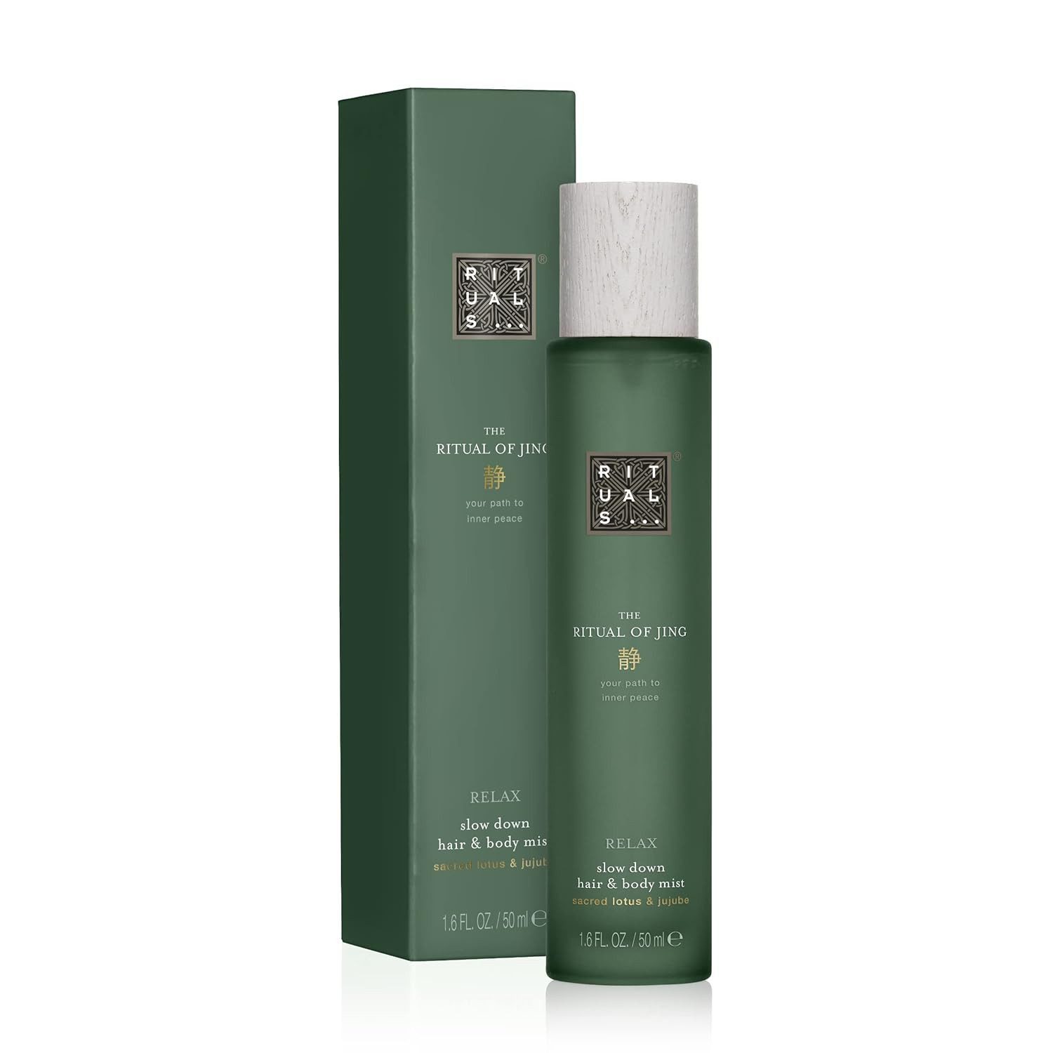 Rituals Gesichts- und Körperspray Rituals Jing Hair & Body Mist 50 ml, Entspannender Duft mit Lotusblüte & Jujube