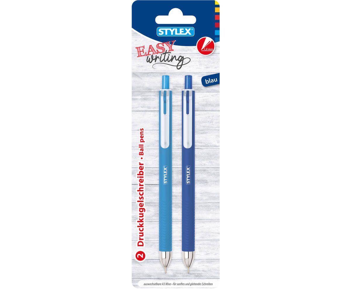 Kugelschreiber 2 Kugelschreiber EASY writing / außergewöhnlich sanftes und gleitendes