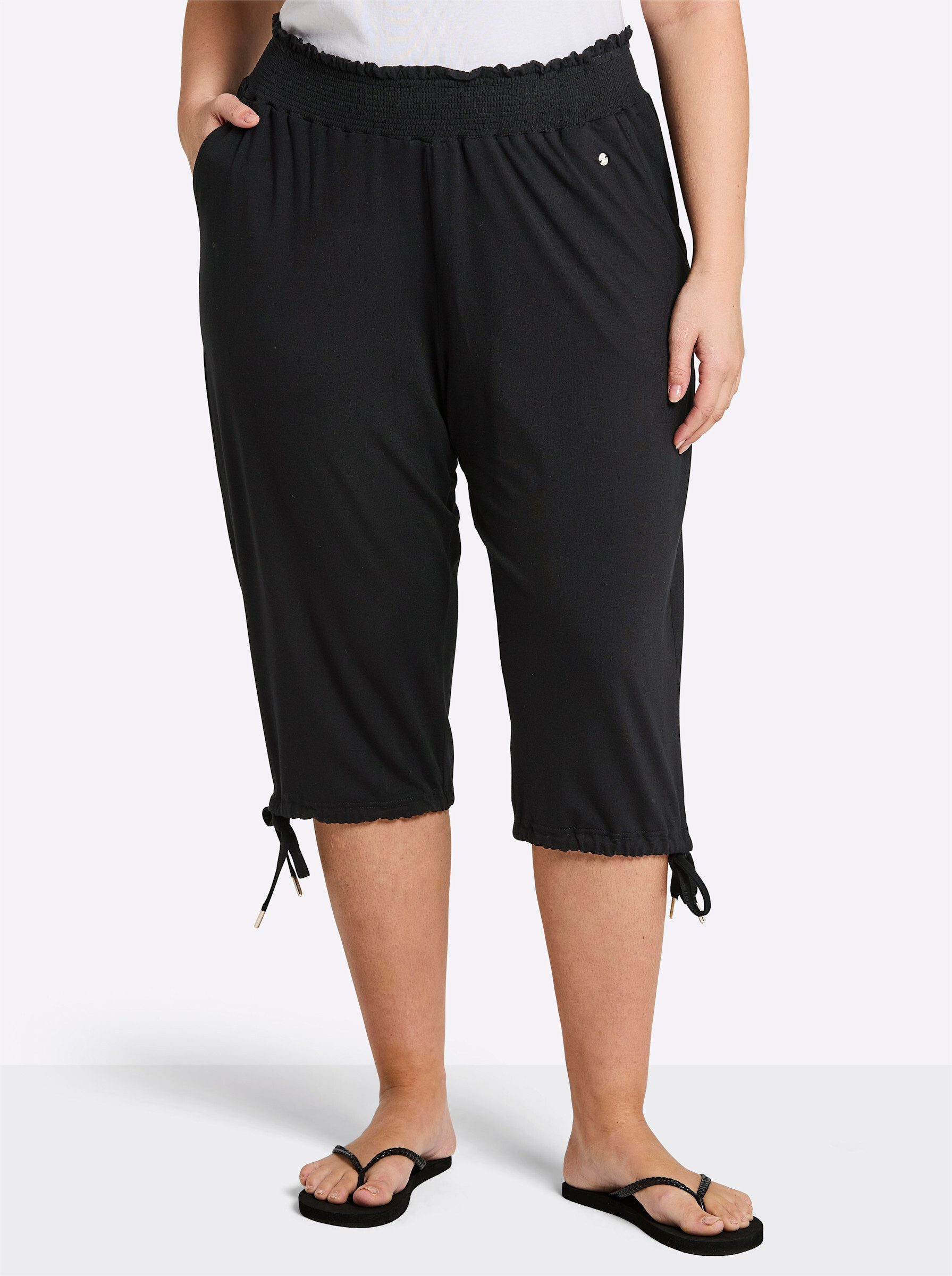 Sheego Strandkleid Capri-Hose