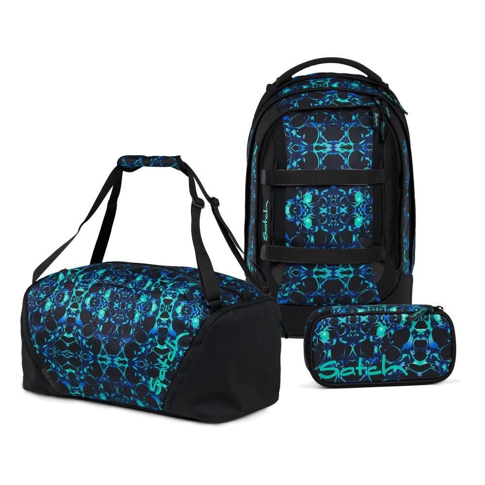 Satch Schulrucksack Pack (3tlg, inkl. Schlamperbox und Sporttasche)