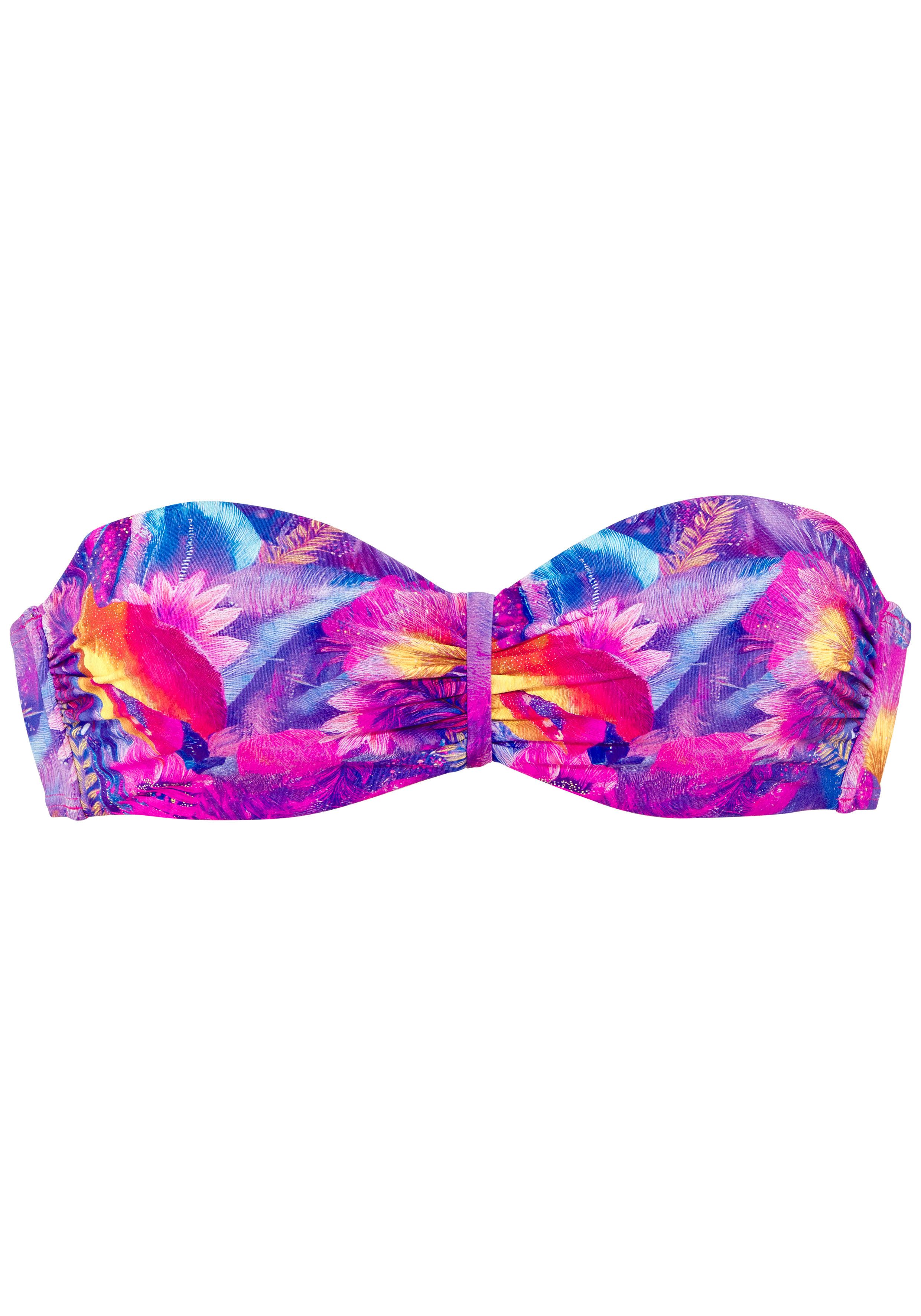 Venice Beach Bügel-Bandeau-Bikini-Top Zarina, im farbenträchtigem Design – Bild 5 von 5