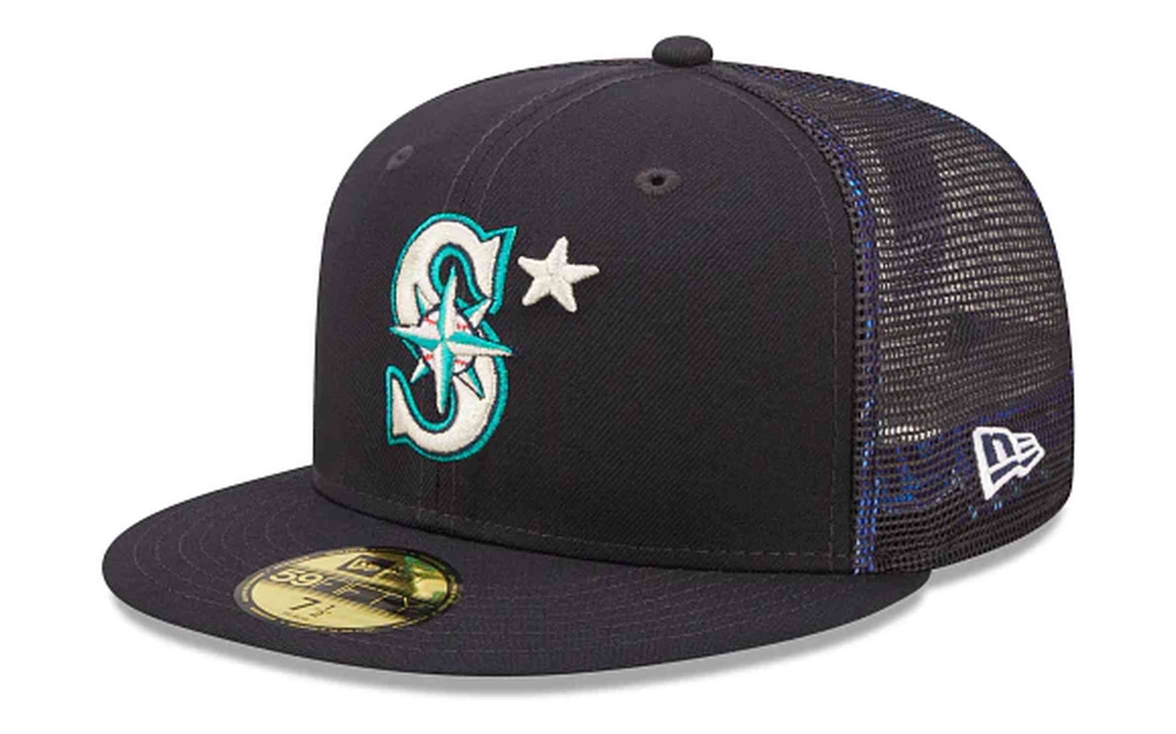 Fitted All 59Fifty Cap Era Mariners Star Seattle MLB 2022 New Game