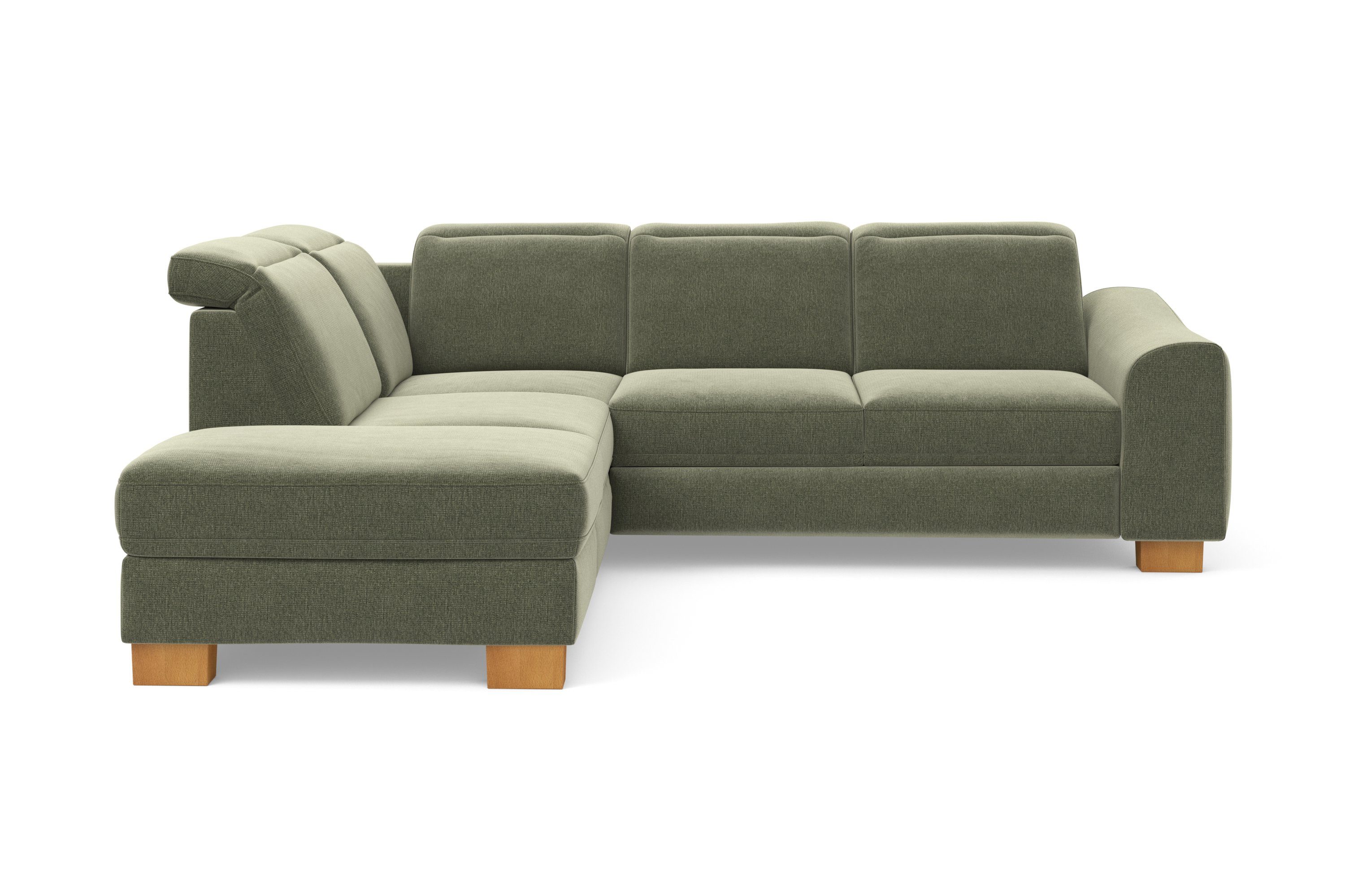 Home affaire Ecksofa "Dundee L-Form", wahlweise mit Kopfteilverstellung und günstig online kaufen