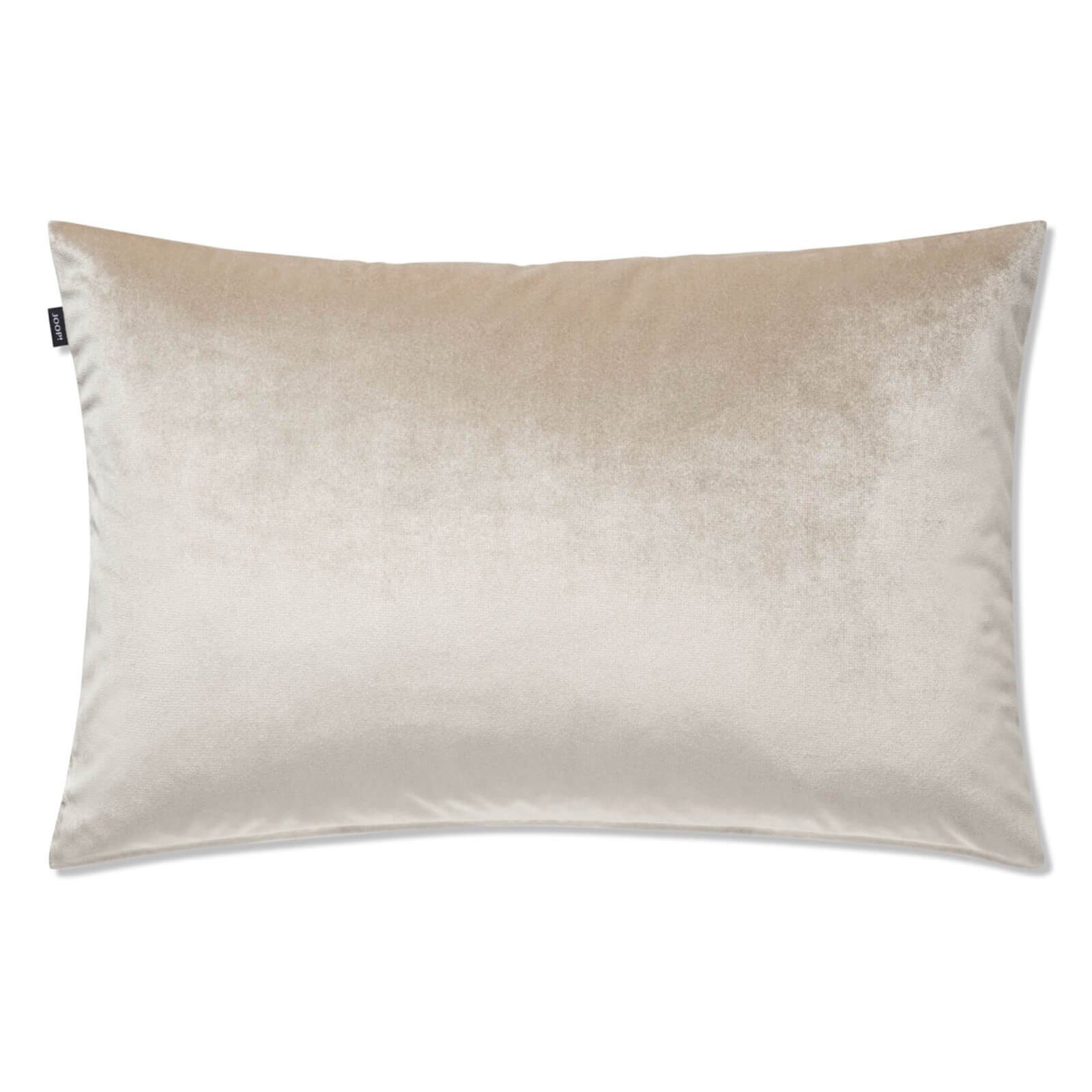 JOOP! Dekokissen Kissenhülle Scene 70695 Beige, Kornblumen-Prägung, Satinbiese