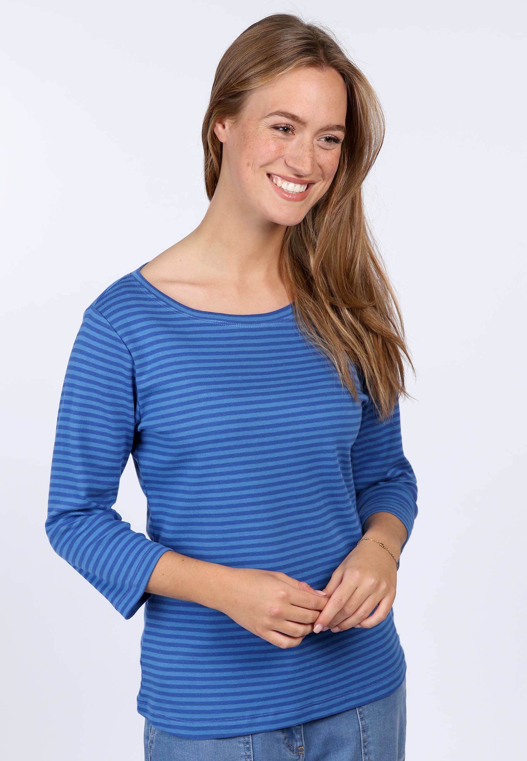 Deerberg Langarmshirt Pitta stripe