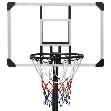 vidaXL Basketballkorb Basketballständer Transparent 235-305 cm Polycarbonat