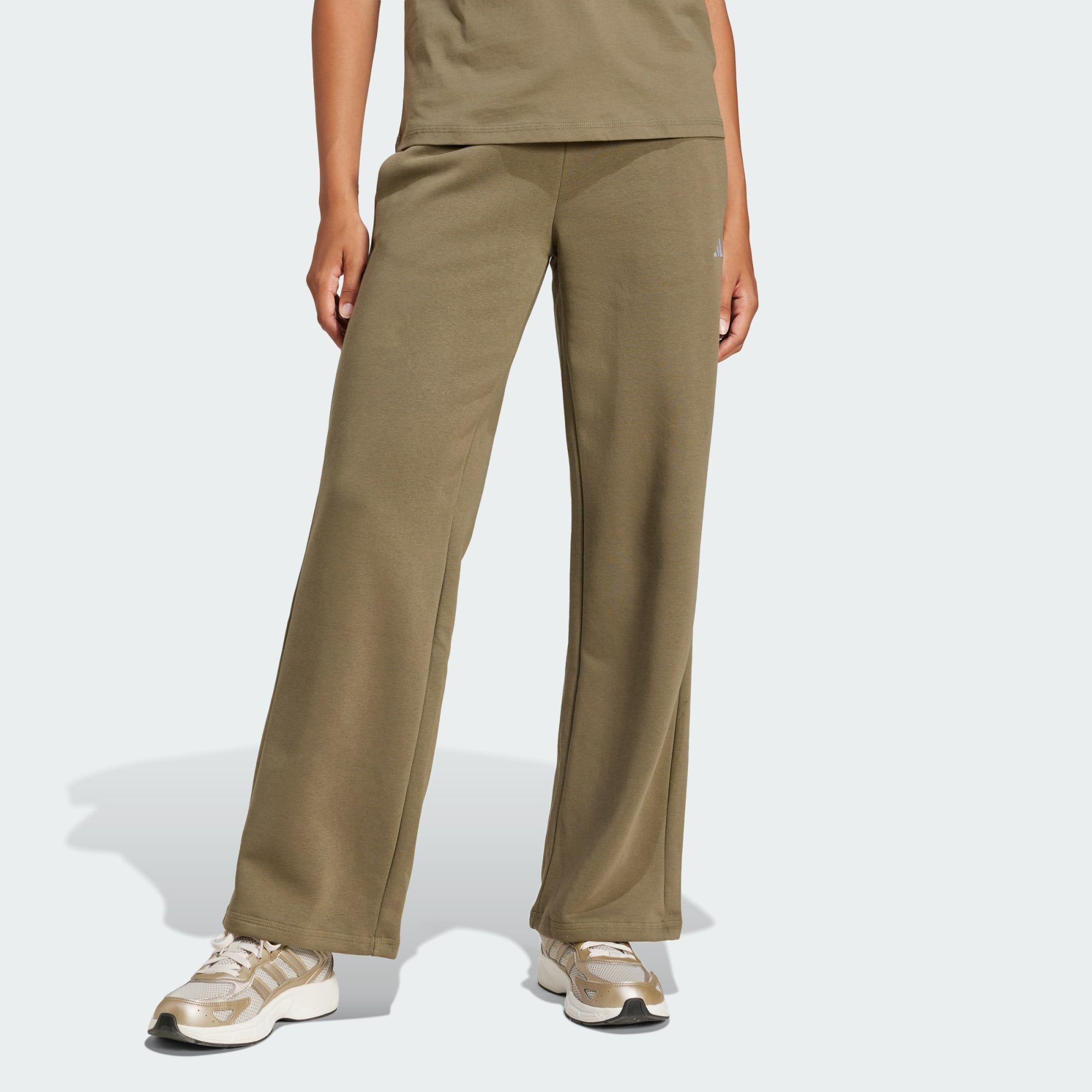 adidas Sportswear Jogginghose ESSENTIALS SMALL LOGO FEEL COZY OPEN-HEM HOSE (1-tlg)