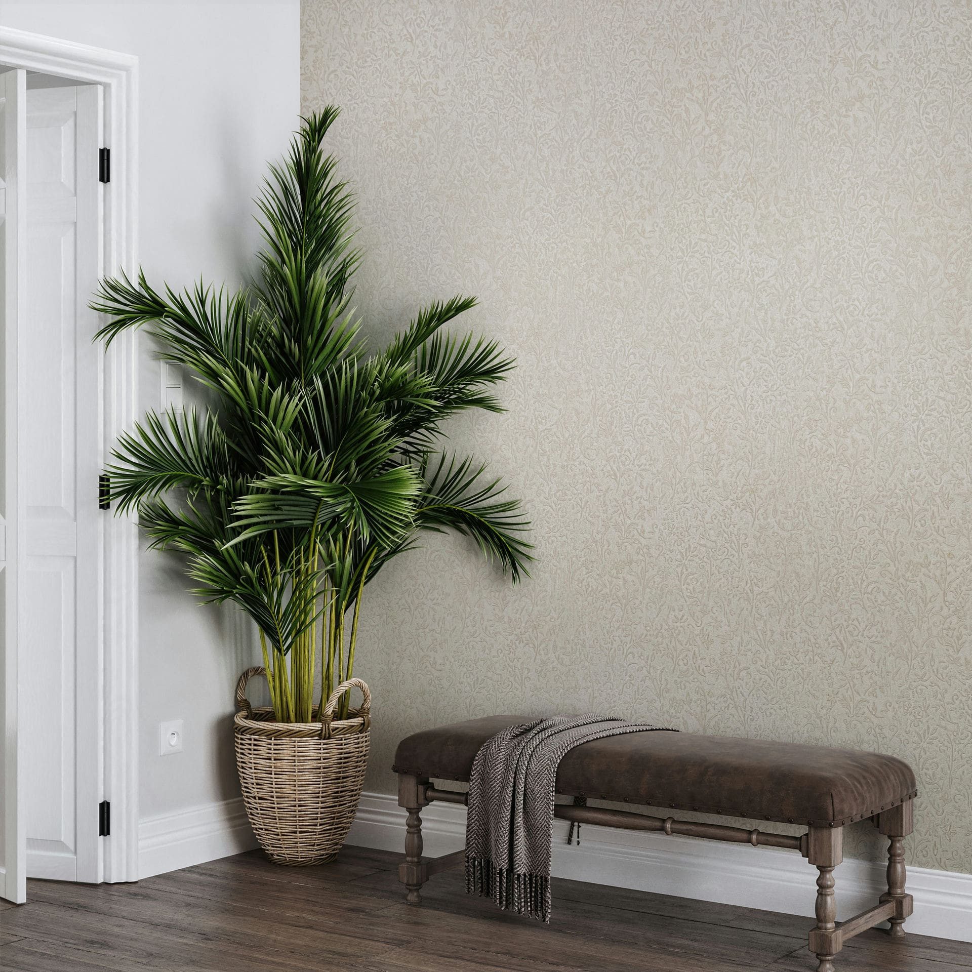 Marburg Vliestapete Tapete Blossom Touch, geprägt, floral, moderne Vliestapete für Wohnzimmer Schlafzimmer Küche