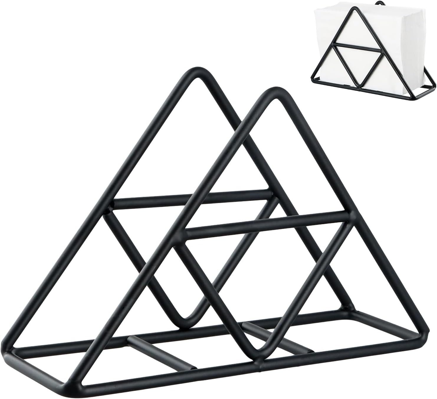 Coonoor Serviettenhalter Dreieckige Servietten Halter, Metall Papier Serviettenhalter