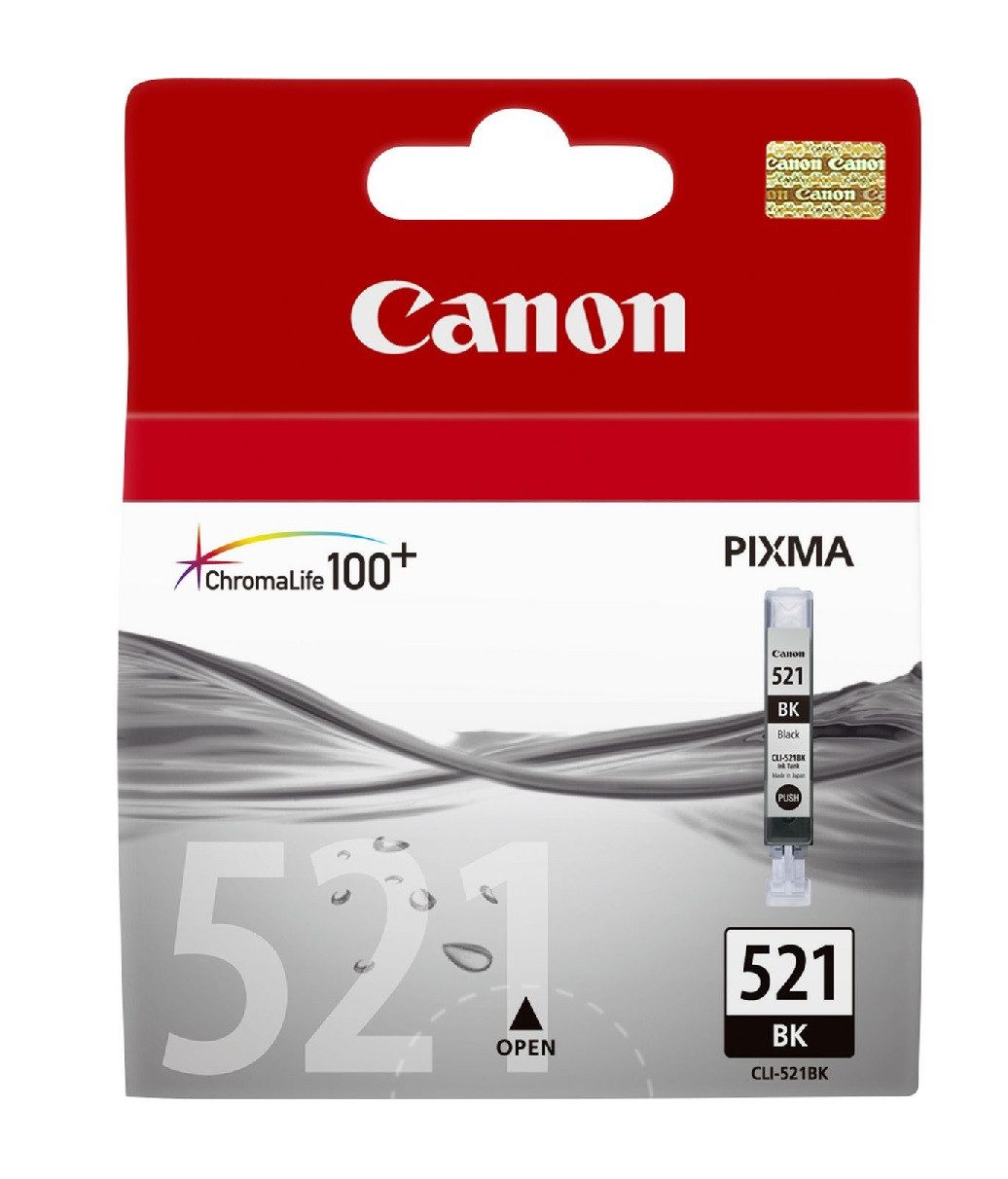 Canon Original Canon CLI-521BK Photo Black (2933B001) Tintenpatrone von Canon