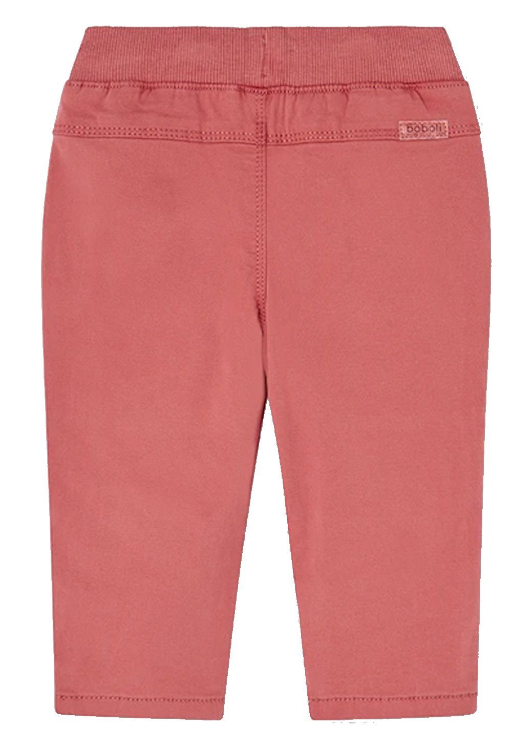 BÒBOLI Thermohose BÒBOLI Hose Gabardine rostorange gefüttert (1-tlg., kein Set)