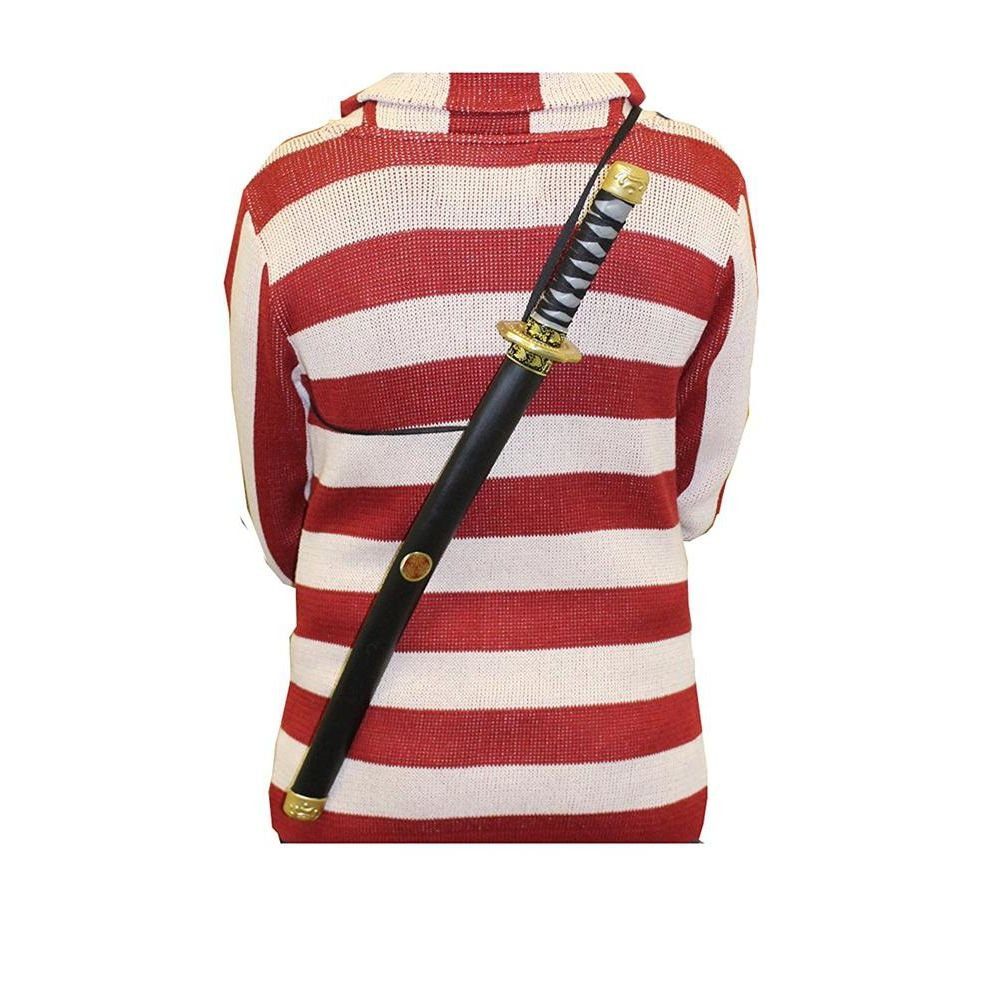 Widmann S.r.l. Spielzeug-Schwert Japanisches Ninja Schwert, inkl. Schwertscheide, ca. 60 cm, schwarz