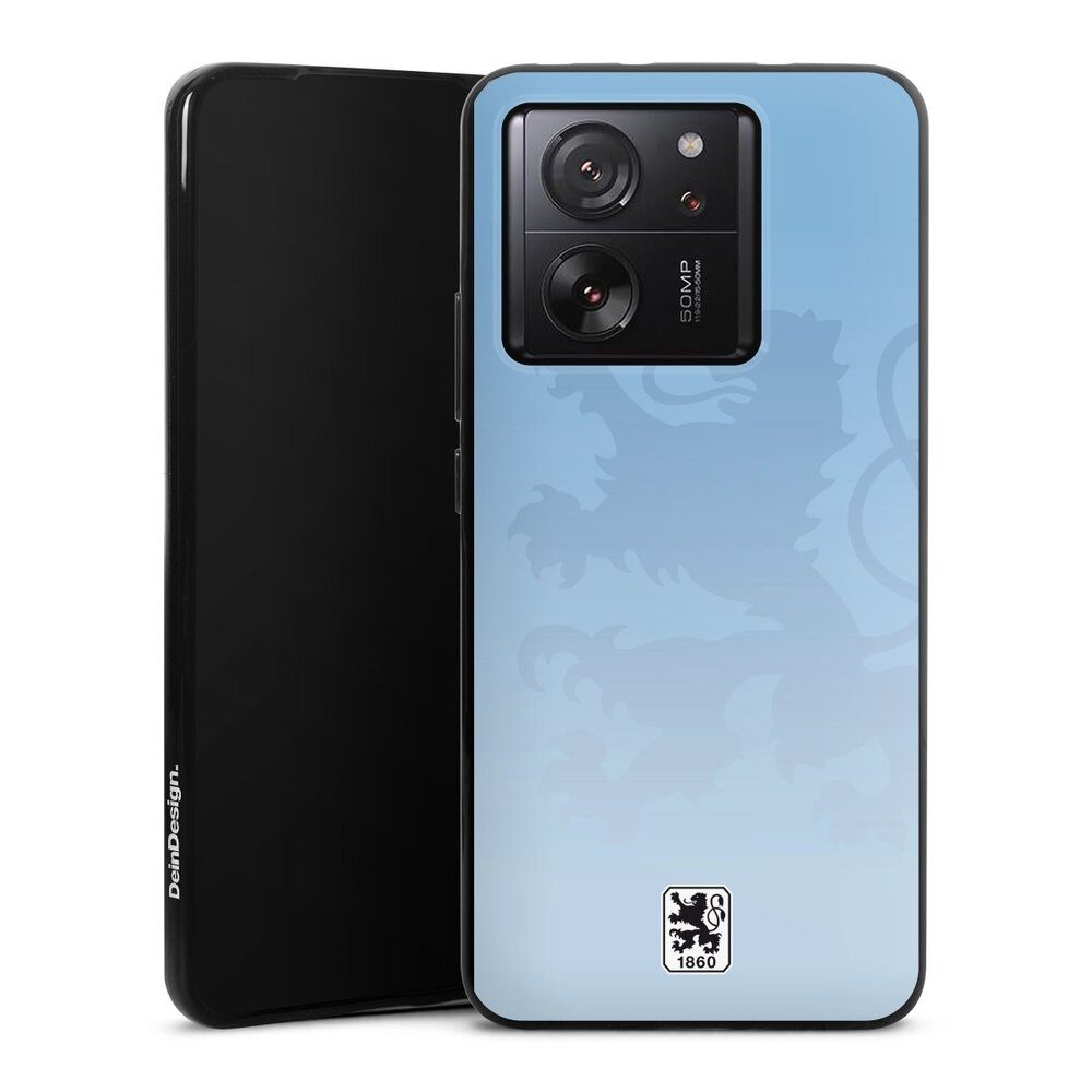 DeinDesign Handyhülle TSV 1860 München Offizielles Lizenzprodukt Logo, Xiaomi 13T Pro Silikon Hülle Bumper Case Handy Schutzhülle