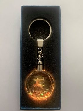 Stelby Schlüsselanhänger Schütze Sternzeichen Schlüsselanhänger LED Multicolor mit Geschenkbox