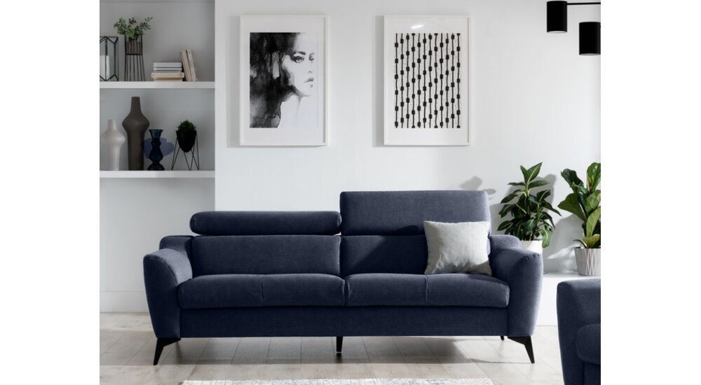 Stylefy 3-Sitzer Pendleton, 2-Sitzer, Sofa, mit Armlehnen und Rückenlehne, frei im Raum stellbar, Sitzkomfort, Modern Design, mit Relaxfunktion