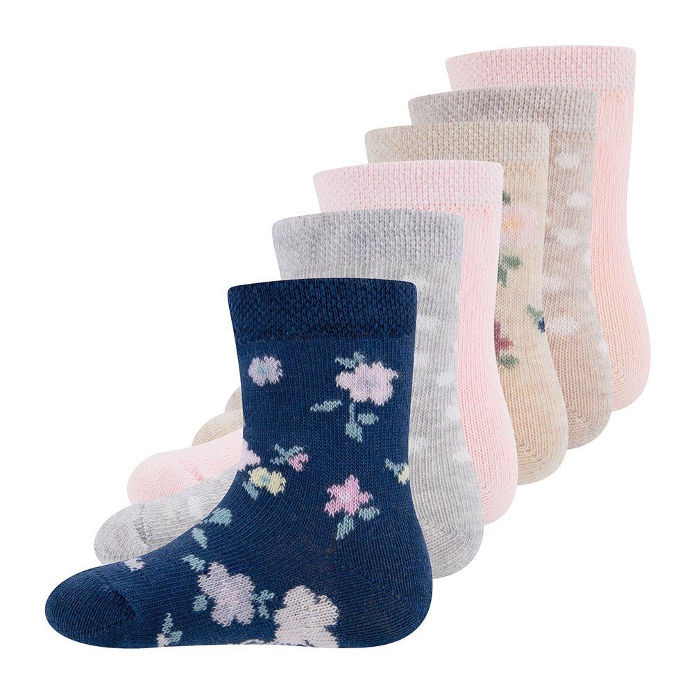 Socken Socken Blumen/Punkte/Uni