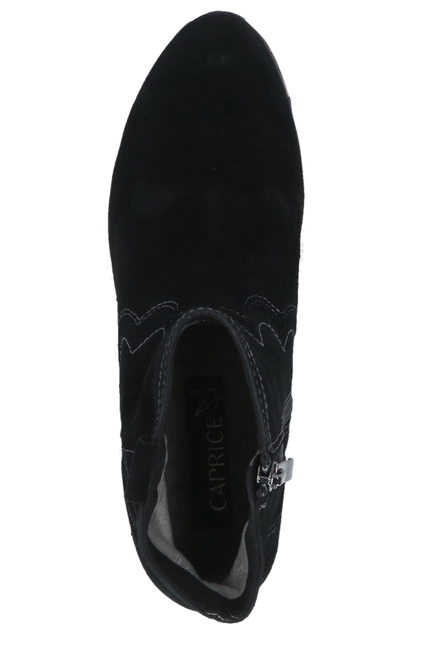 Caprice 9-25306-43 004 Black Suede Stiefelette