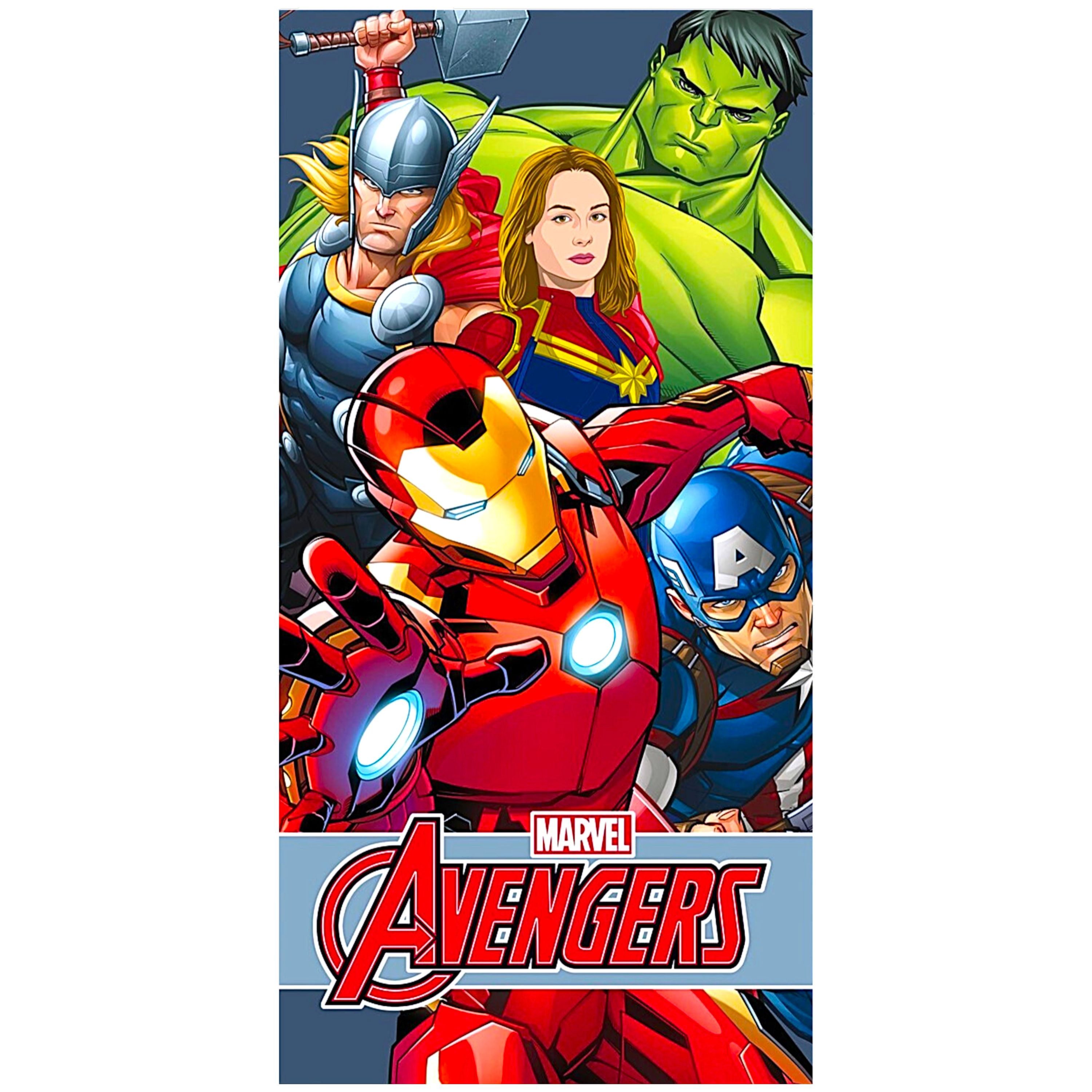The AVENGERS Badetuch MARVEL, Baumwolle, Strandtuch 70 x 140 cm günstig online kaufen