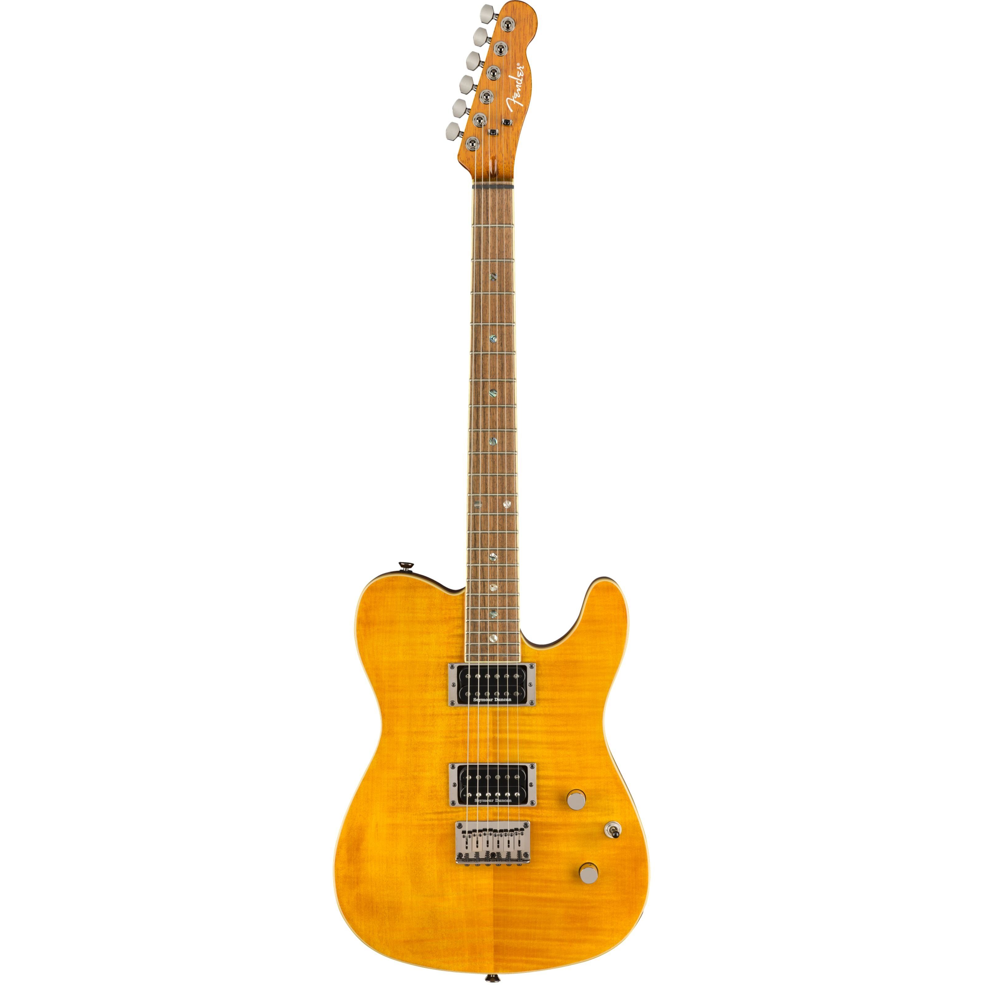Fender E-Gitarre, Электрогитары, T-Modelle, Special Edition Custom Telecaster FMT HH Amber - E-Gitarre