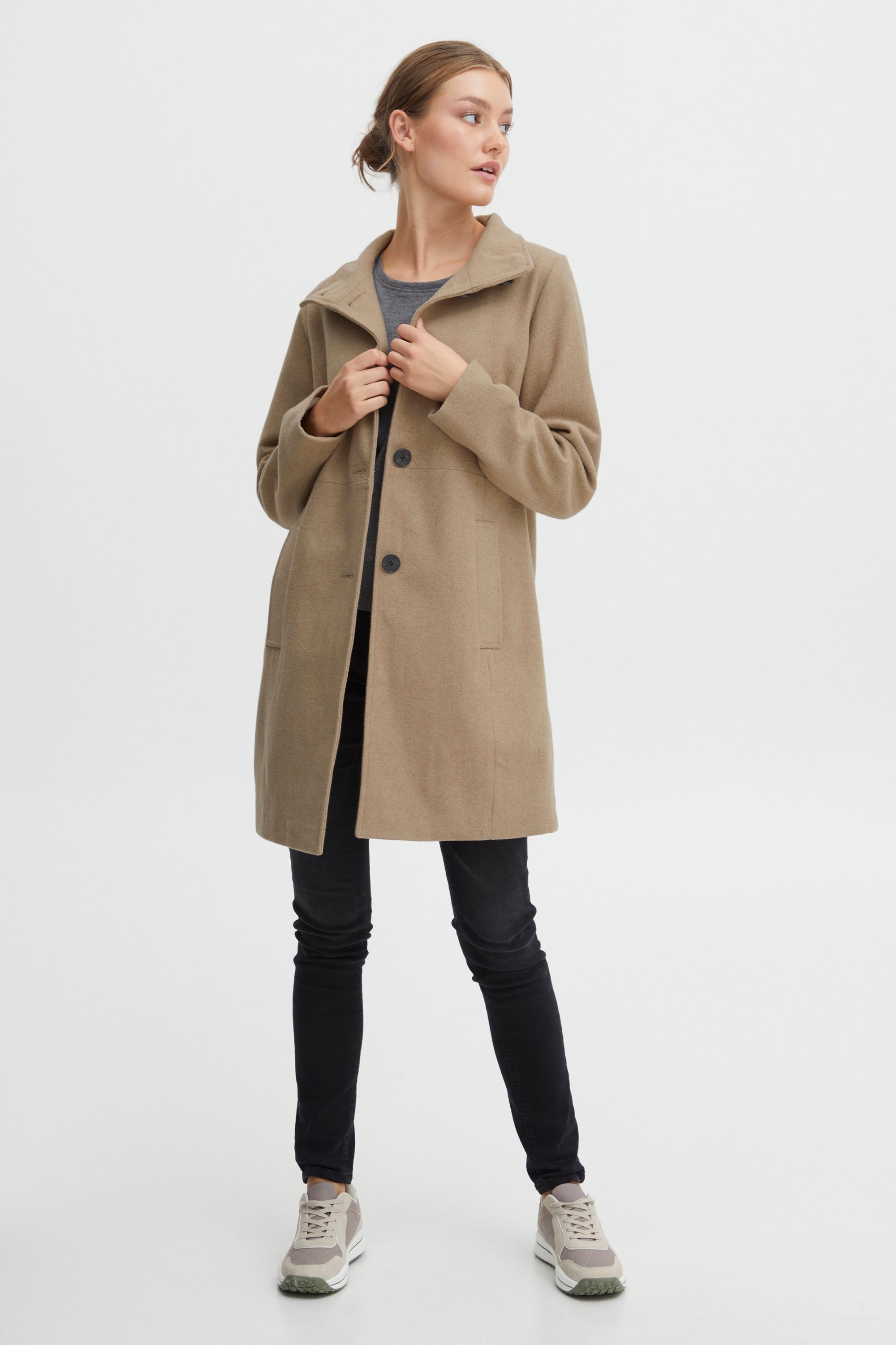 OXMO Wollmantel OXValerine 21800100-ME Modische Jacke günstig online kaufen