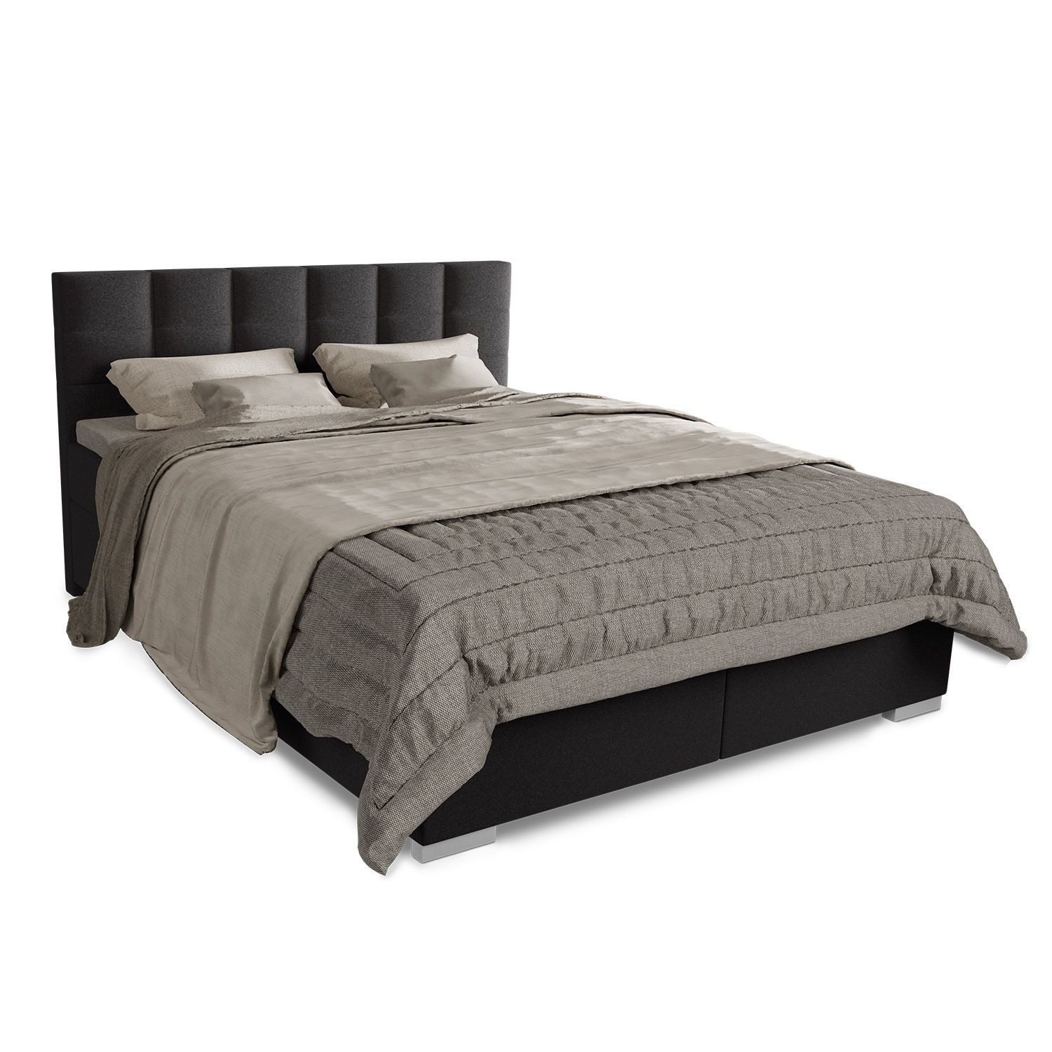Juskys Boxspringbett Seattle, 180x200 cm, mit günstig online kaufen