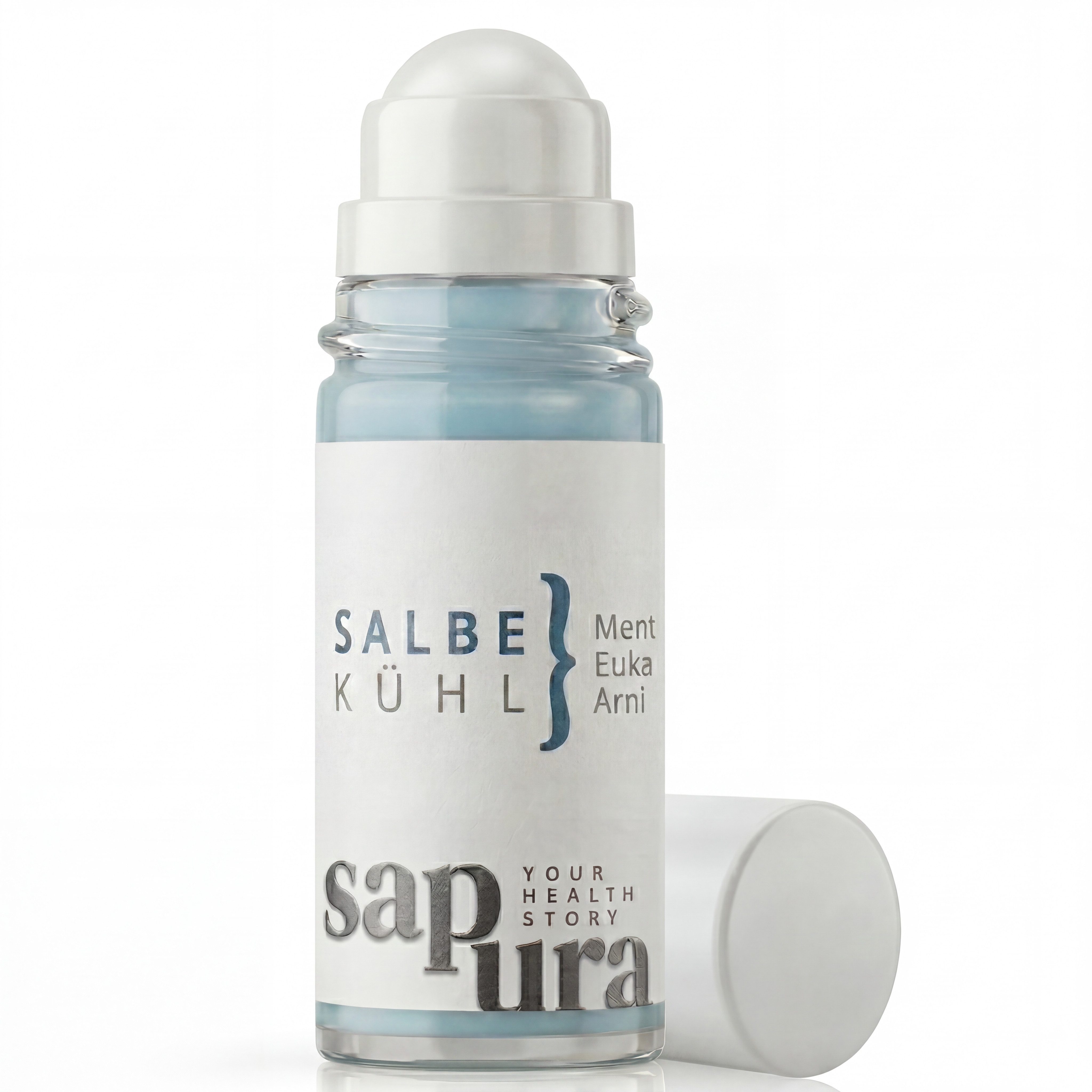 SAPURA Health Körpergel Kühlsalbe Roll-On, Kühlgel für Muskeln und Gelenke