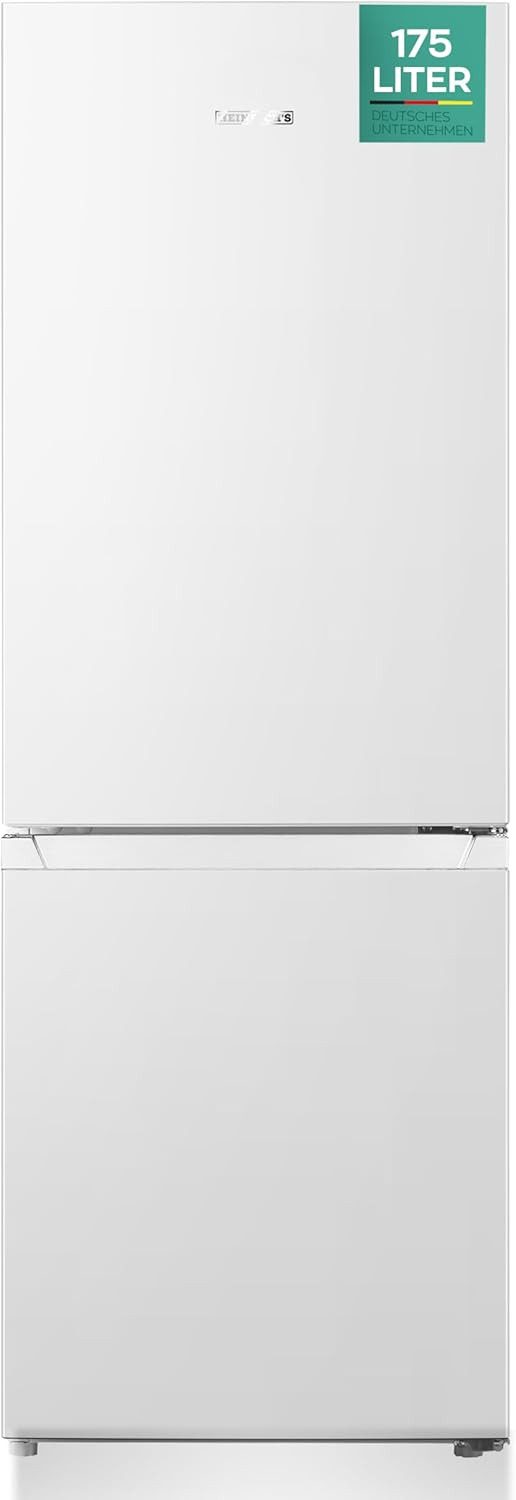 Heinrich´s Kühl-/Gefrierkombination HKS 3091.1, 143 cm hoch, 49.5 cm breit, 157L Kühlgefrierkombination, leise 39dB, große Tiefkühlboxen