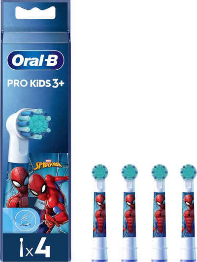 Oral-B Aufsteckbürsten Spiderman, extra weiche Borsten