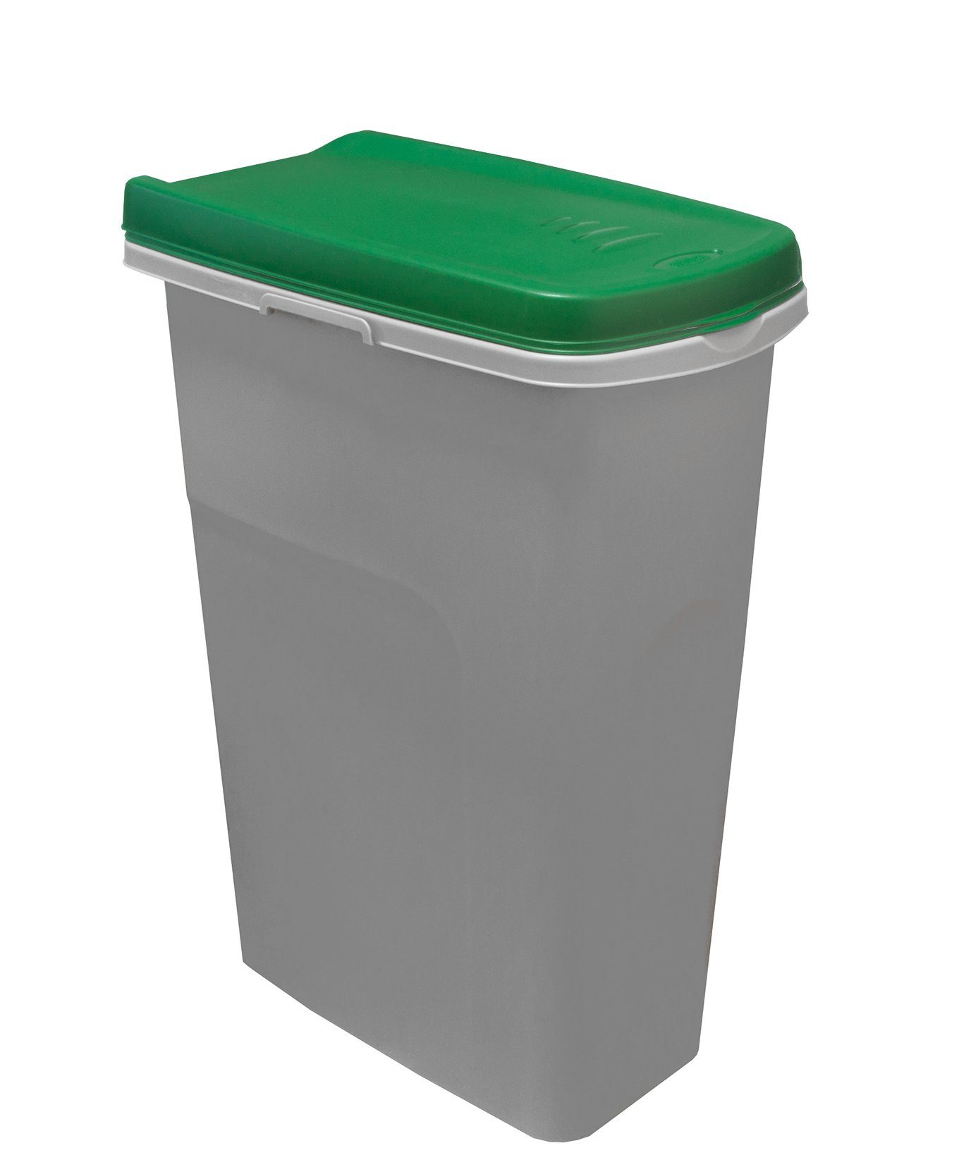 System Mülleimer 40L Rollen Klappdeckel grün Abfalleimer Mülltrennung Verbindbar 