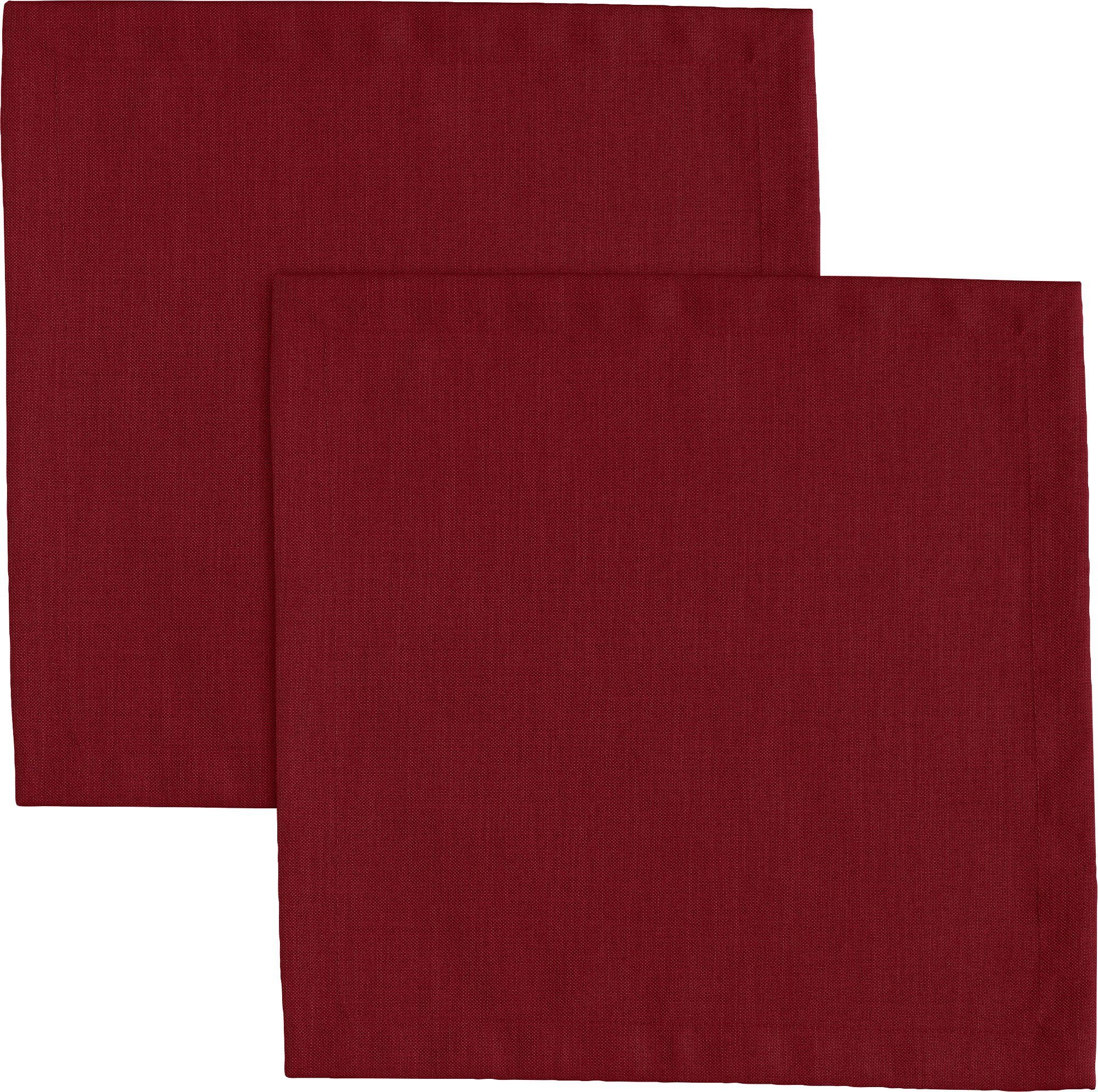 Erwin Müller Stoffserviette Serviette "Madrid" 2er-Pack, fleckabweisend Uni