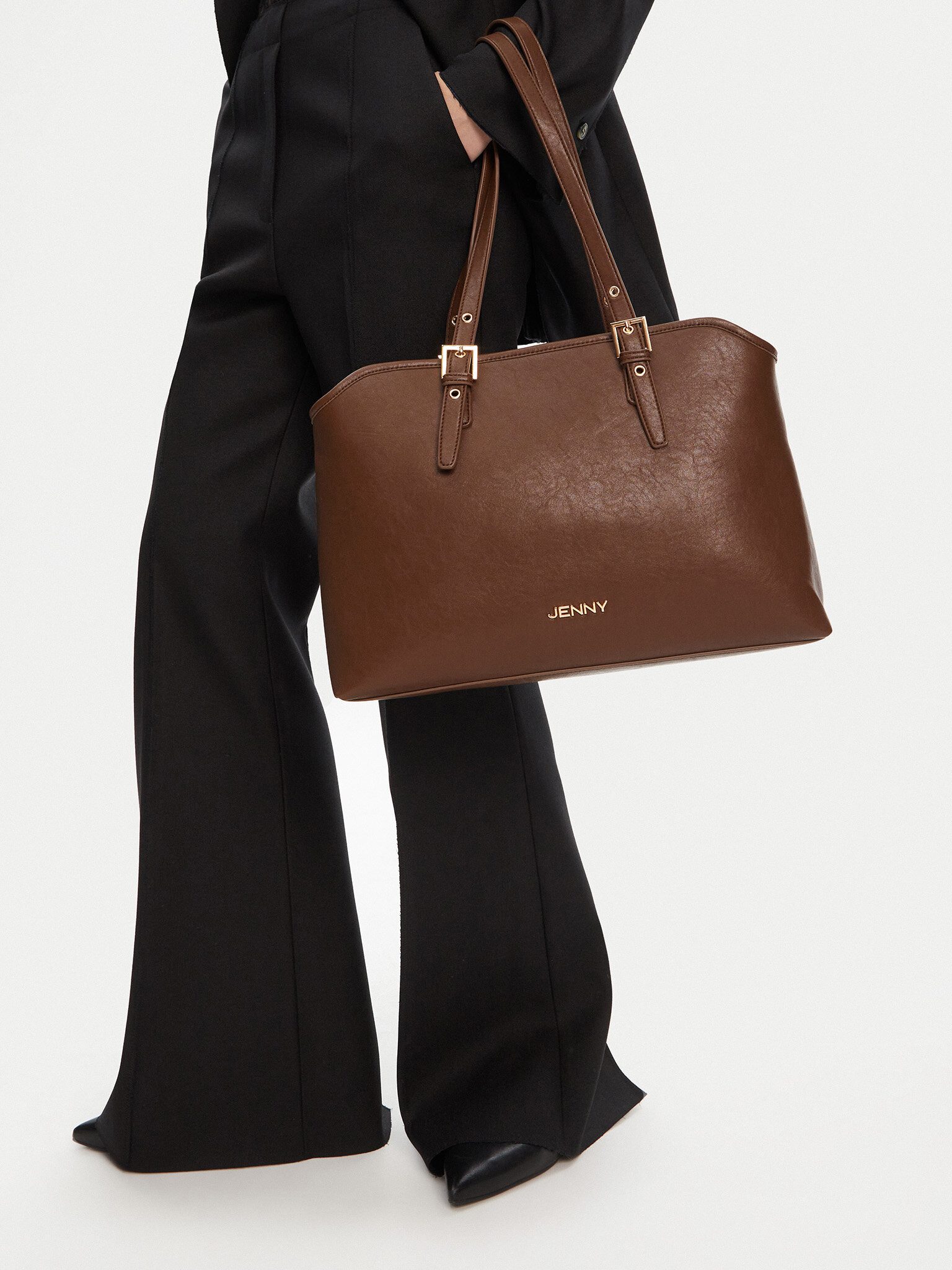 Jenny Handtasche Jenny Damenhandtasche Braun C-JEN-L-012-08