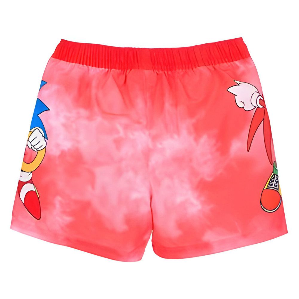 Sonic The Hedgehog Badeshorts Sonic The Hedgehog Knuckles Kinder Badehose Shorts Gr. 104 bis 140