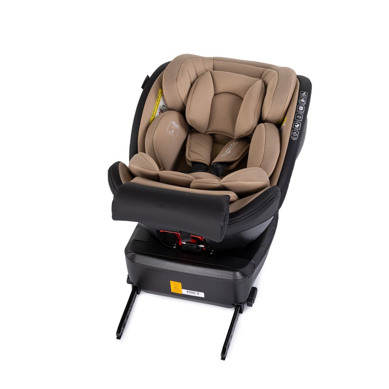 Chipolino Autokindersitz Kindersitz Hypnotic Plus, ab: 0, bis: 12, i-Size (40-150cm) Stützfuß Isofix Kopfstütze