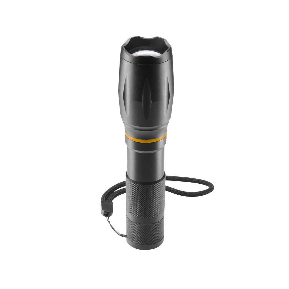 Hama LED Taschenlampe LED-Taschenlampe, Batterien, Zoom, COB, Aluminium, 3 Modi, stromsparend, robust