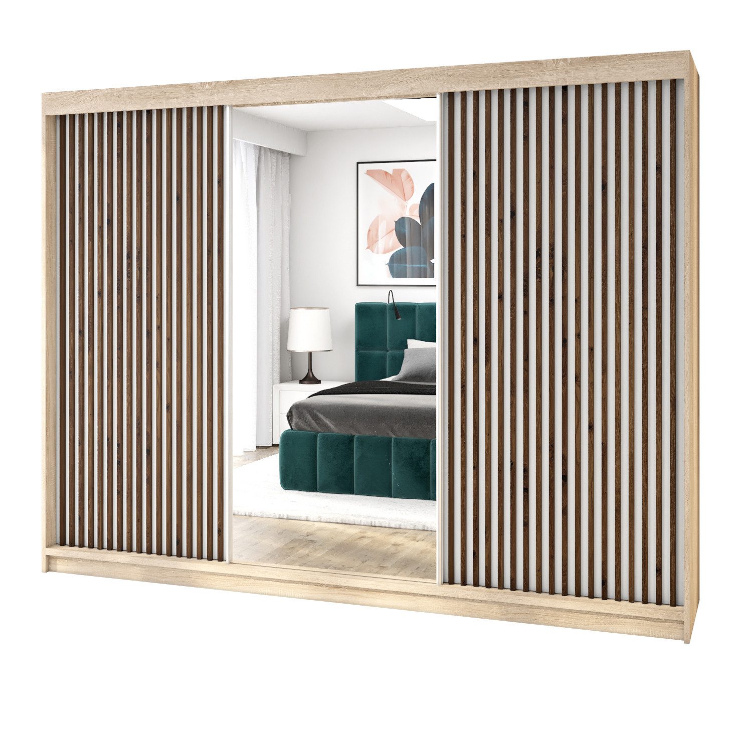 A&J MöbelLand GmbH Schwebetürenschrank FARA 200 günstig online kaufen
