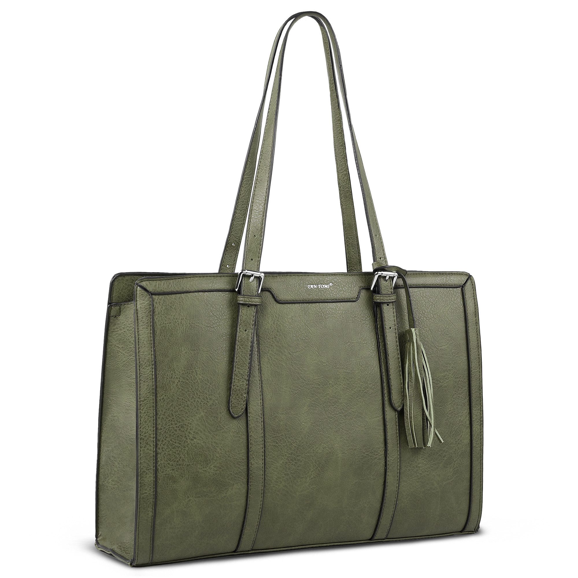 TAN.TOMI Handtasche Große Business Handtasche Damen Leder Schultertasche Ar günstig online kaufen