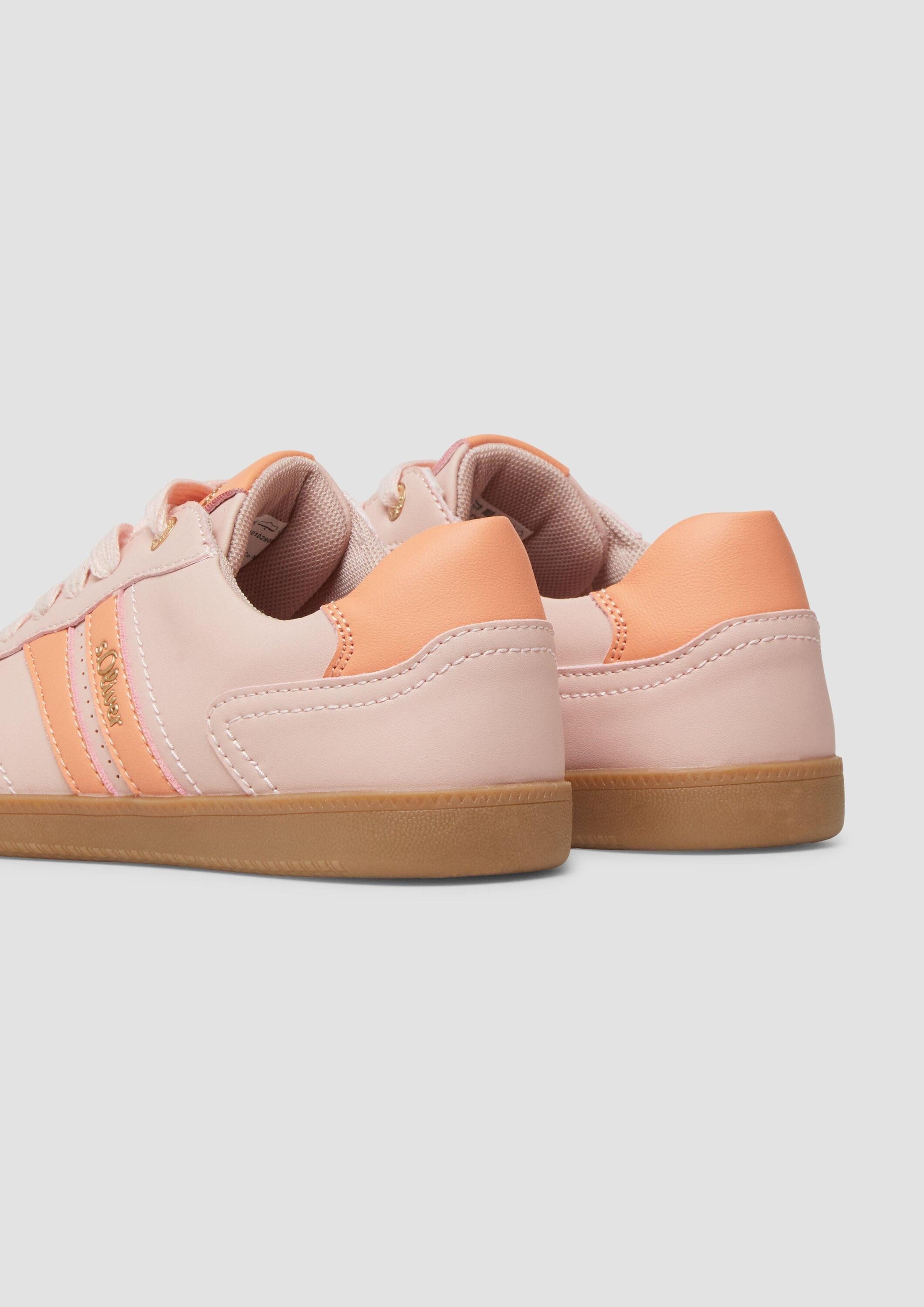 s.Oliver Sneakers Sneaker Multicolor-Sneaker in Leder-Optik