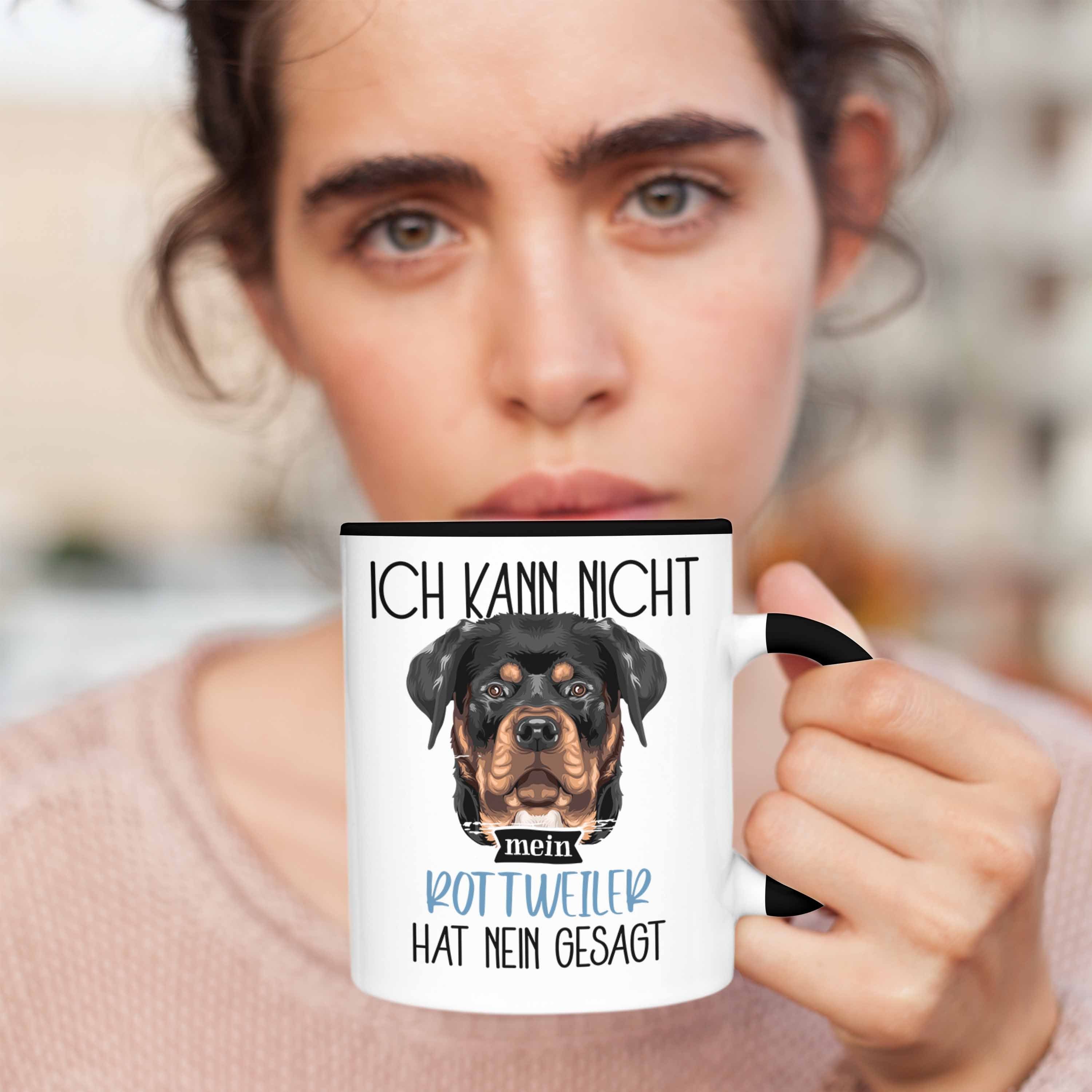 Ich Spruch Trendation Geschenk Geschenkidee Rottweiler Tasse Ka Lustiger Besitzer Schwarz Tasse