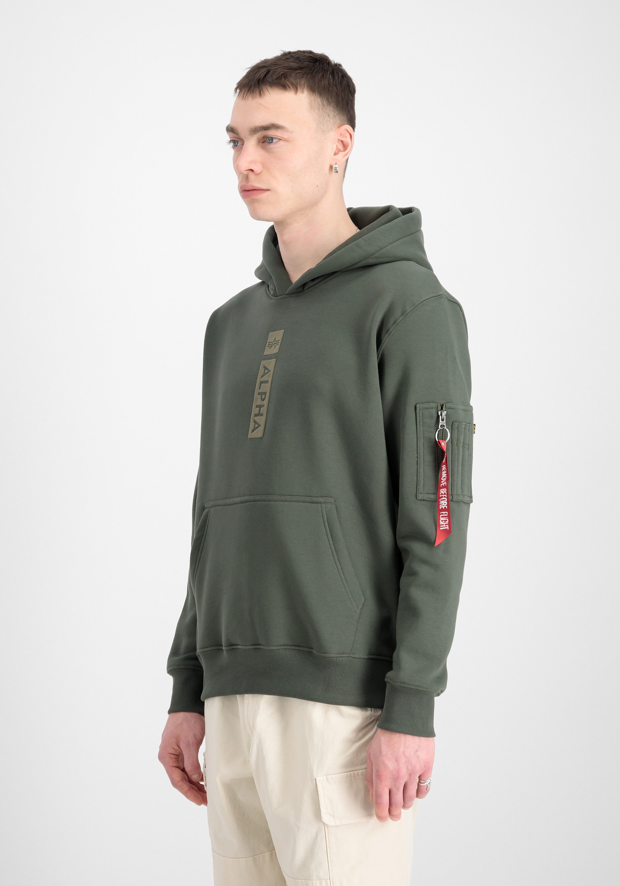 Alpha Industries Hoodie Alpha Puff Print Hoodie