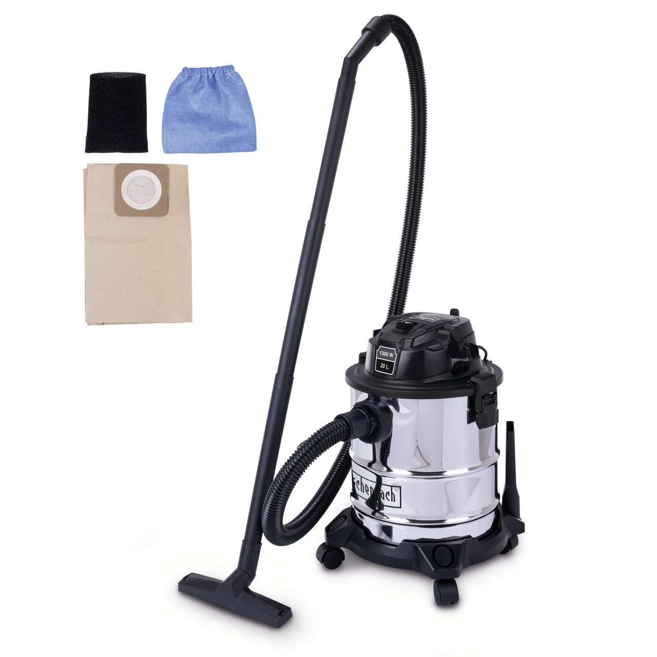 Scheppach Nass-Trocken-Sauger Scheppach Nass-Trockensauger WDV20-BE black