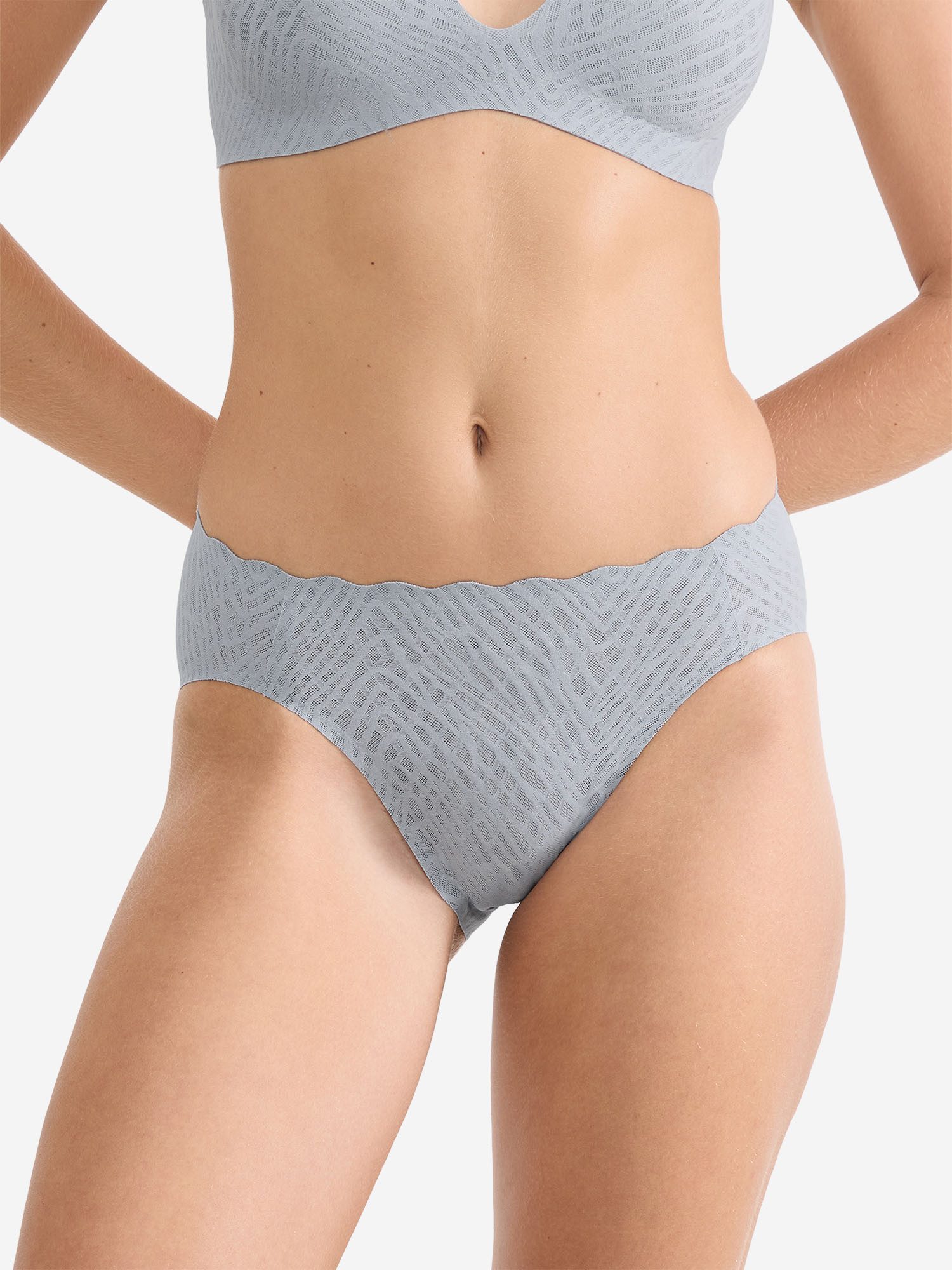 sloggi Tai-Slip Blue ZERO Feel Bliss Taillenslip, Hüftslip, Brasil Slip