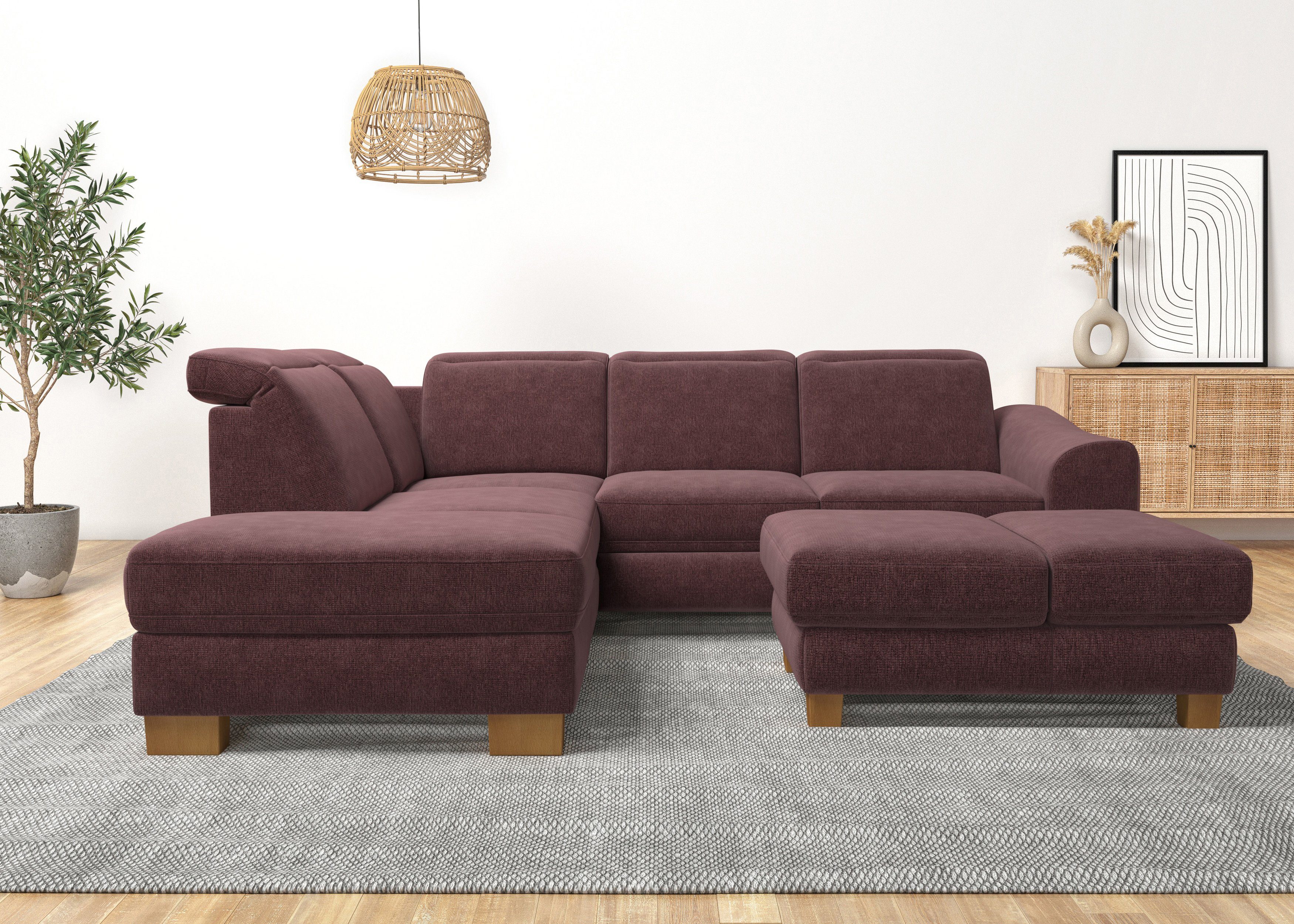 Home affaire Ecksofa Dundee L-Form, wahlweise günstig online kaufen