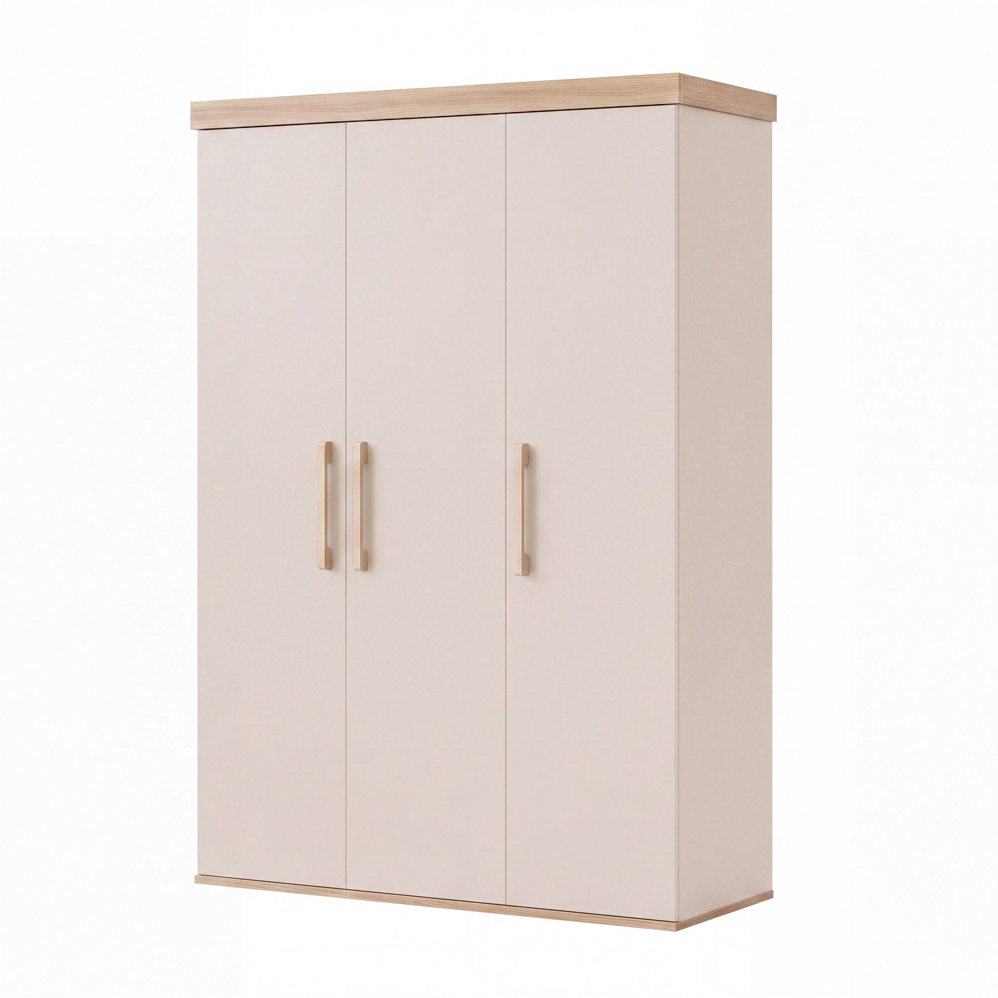 roba® Kleiderschrank Jimmy - aus Holz- 3 Türen mit Soft Close - Kinderkleiderschrank Made in Europe - Blauer Engel - Modernes Skandi Design