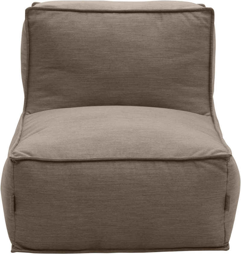 DOMO collection Sofaelement Fiu: einfach aufblasbar, für Camping, Garten, Terrasse, Balkon, wetterfester Outdoor Sessel 75/115/73 cm, klein verstaubar