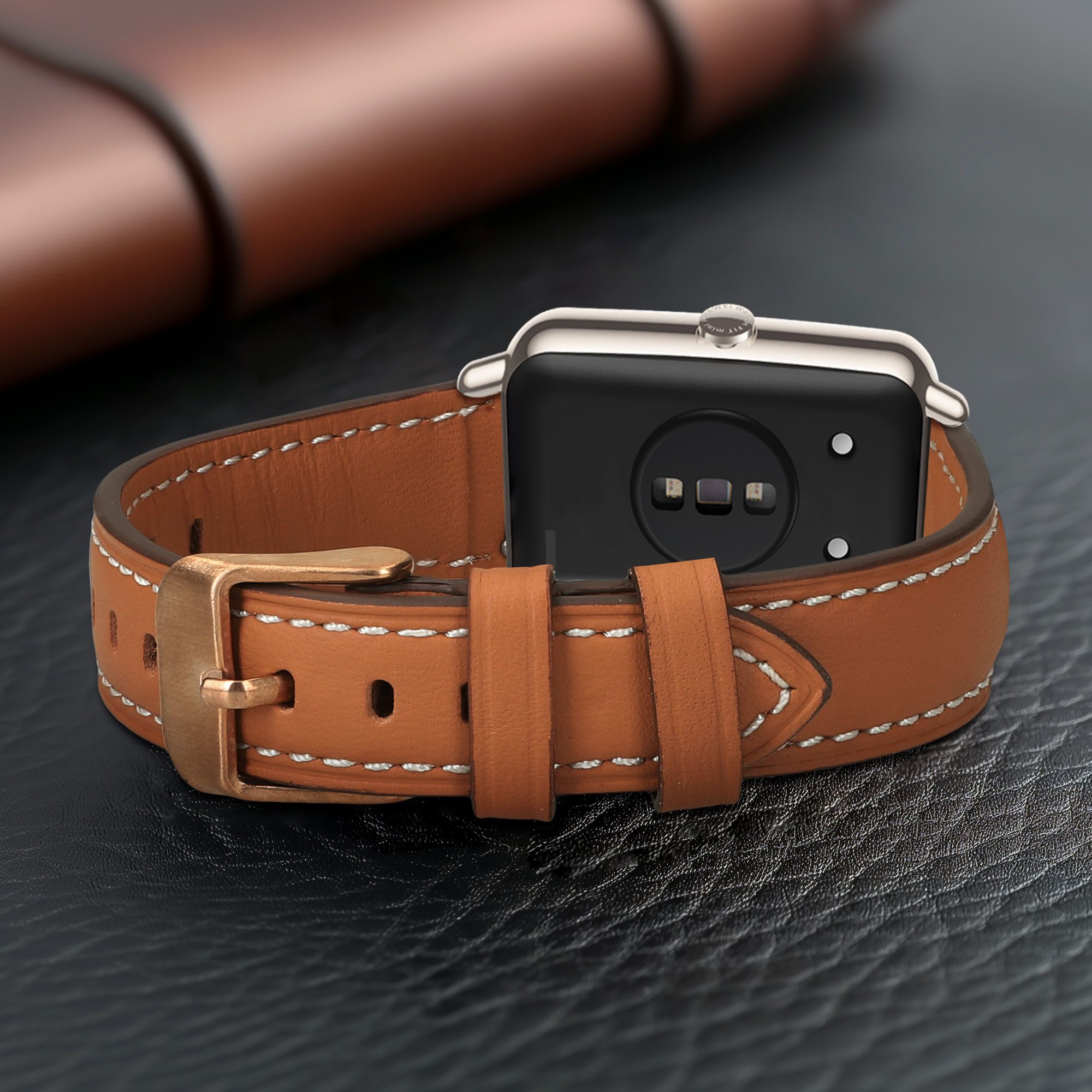kwmobile Echtleder Armband für Huawei Watch Fit mini Smartwatch, 1-tlg., Ersatzarmband für Fitnesstracker - Wechselarmband Smartwatch