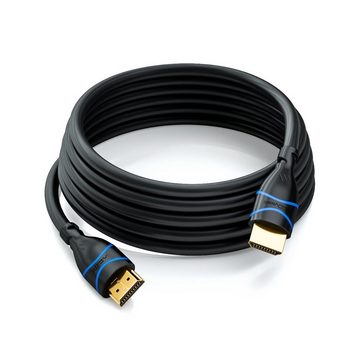 deleyCON deleyCON 7,5m HDMI Kabel HDMI 2.0 kompatibel 4K UHD 2160p FULL HD HDMI-Kabel